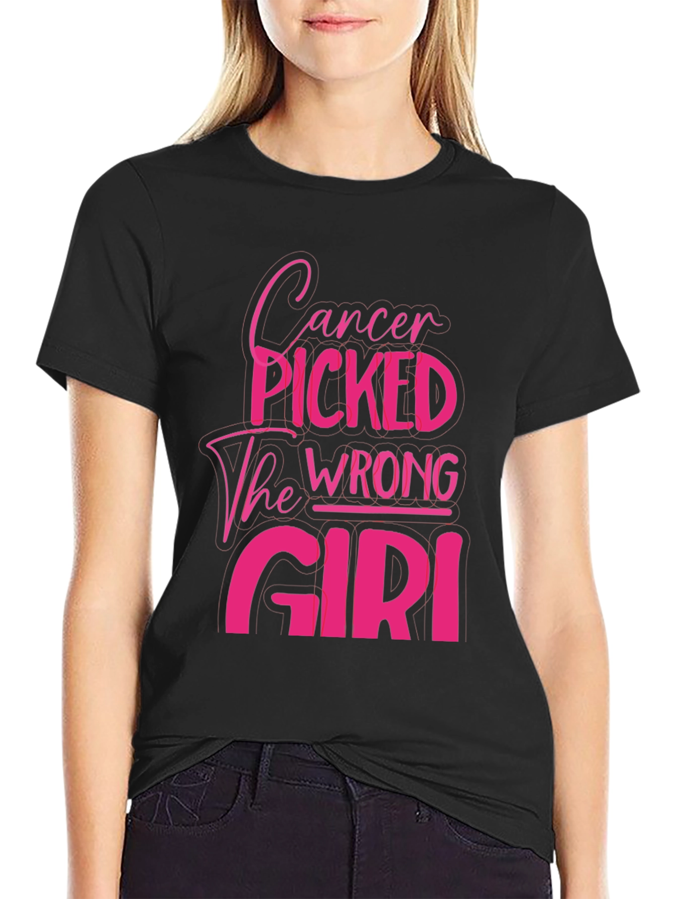 Cancer Picked The Wrong Girl T-Shirt