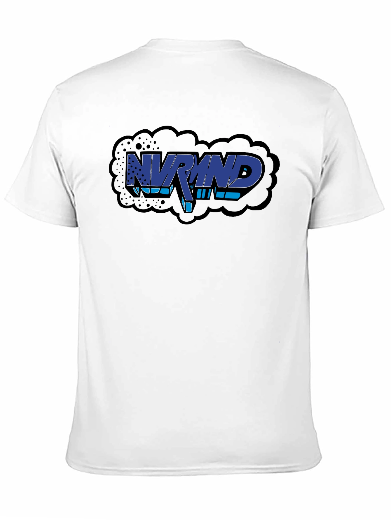 NVRMND Graphic Print T-Shirt - Black