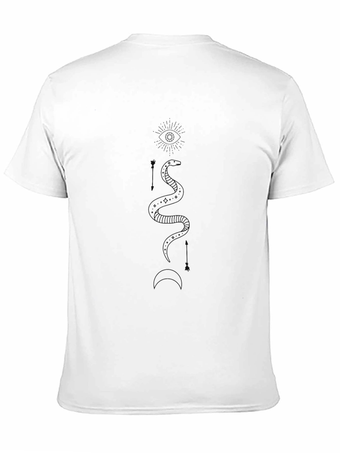 Mystic Snake Graphic Black Tee