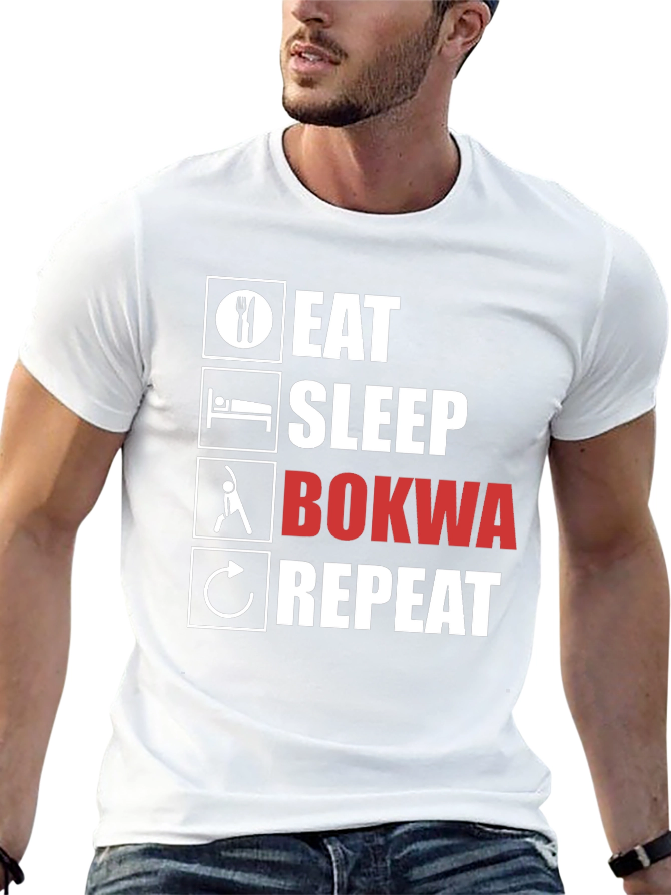 Eat Sleep Bokwa Repeat T-Shirt