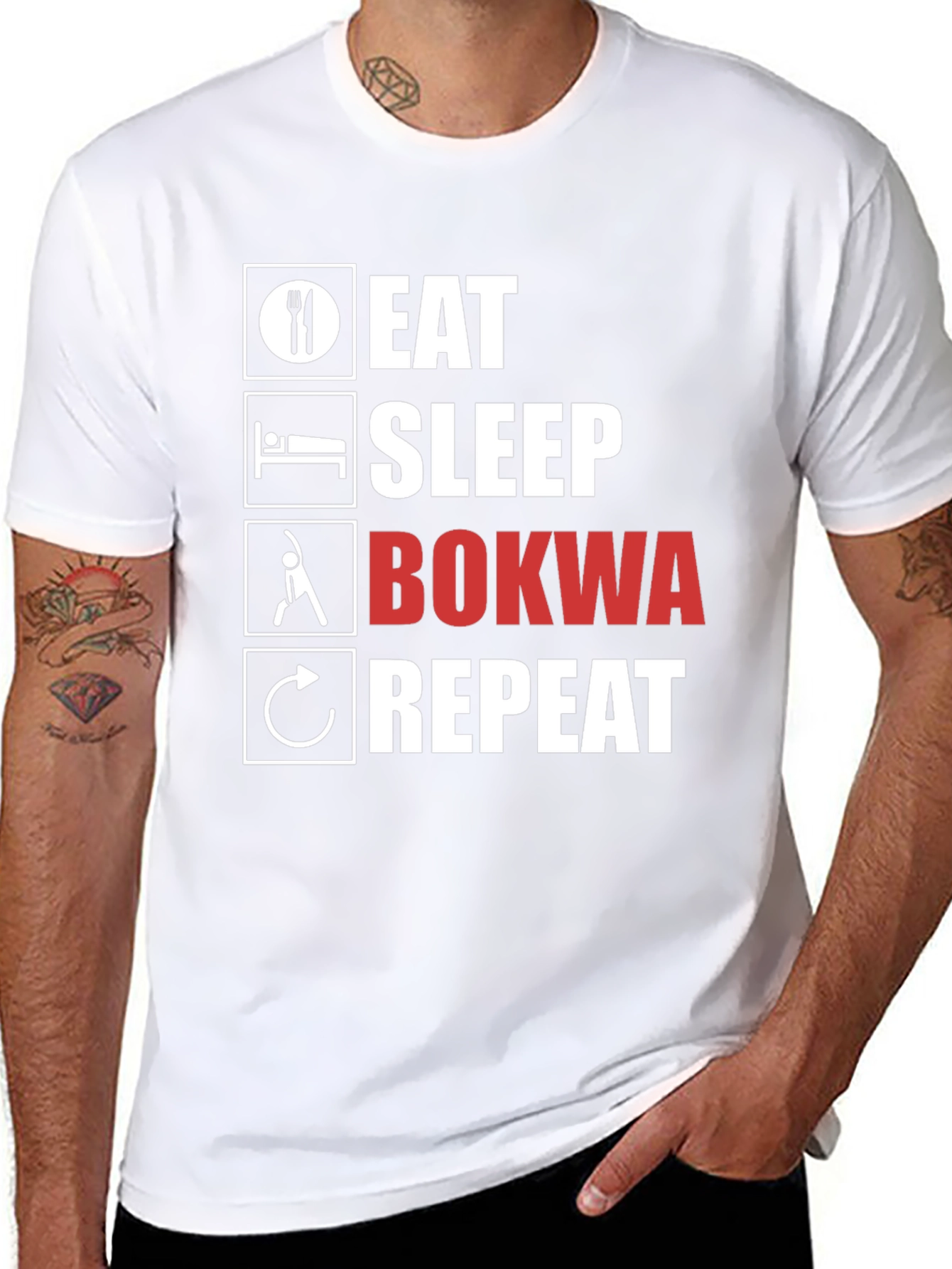 Eat Sleep Bokwa Repeat T-Shirt