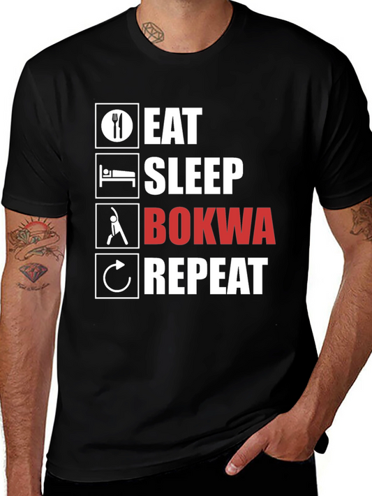 Eat Sleep Bokwa Repeat T-Shirt