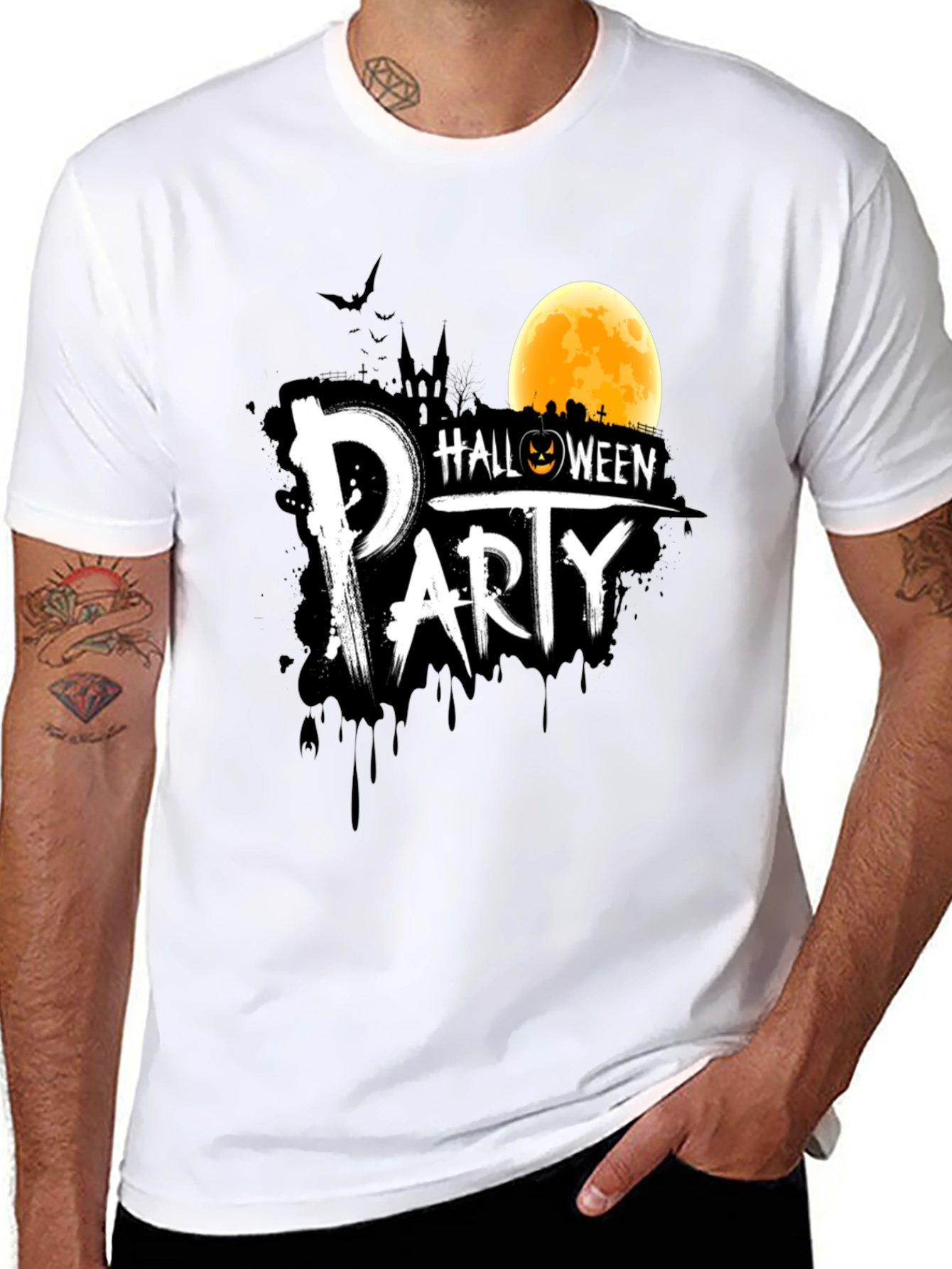 Halloween Party T-Shirt - Spooky Season Apparel