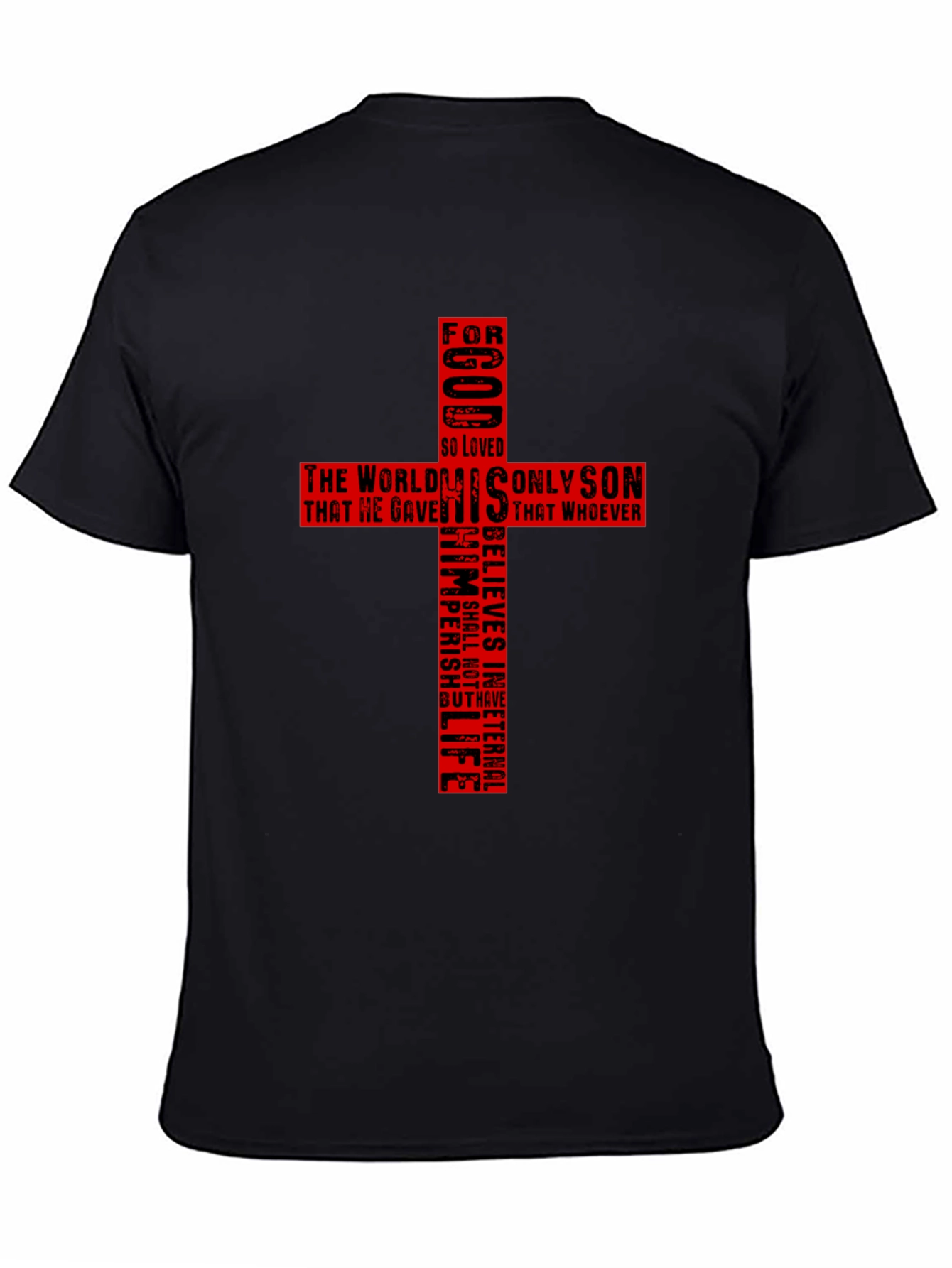 Faith-Inspired Cross Graphic T-Shirt