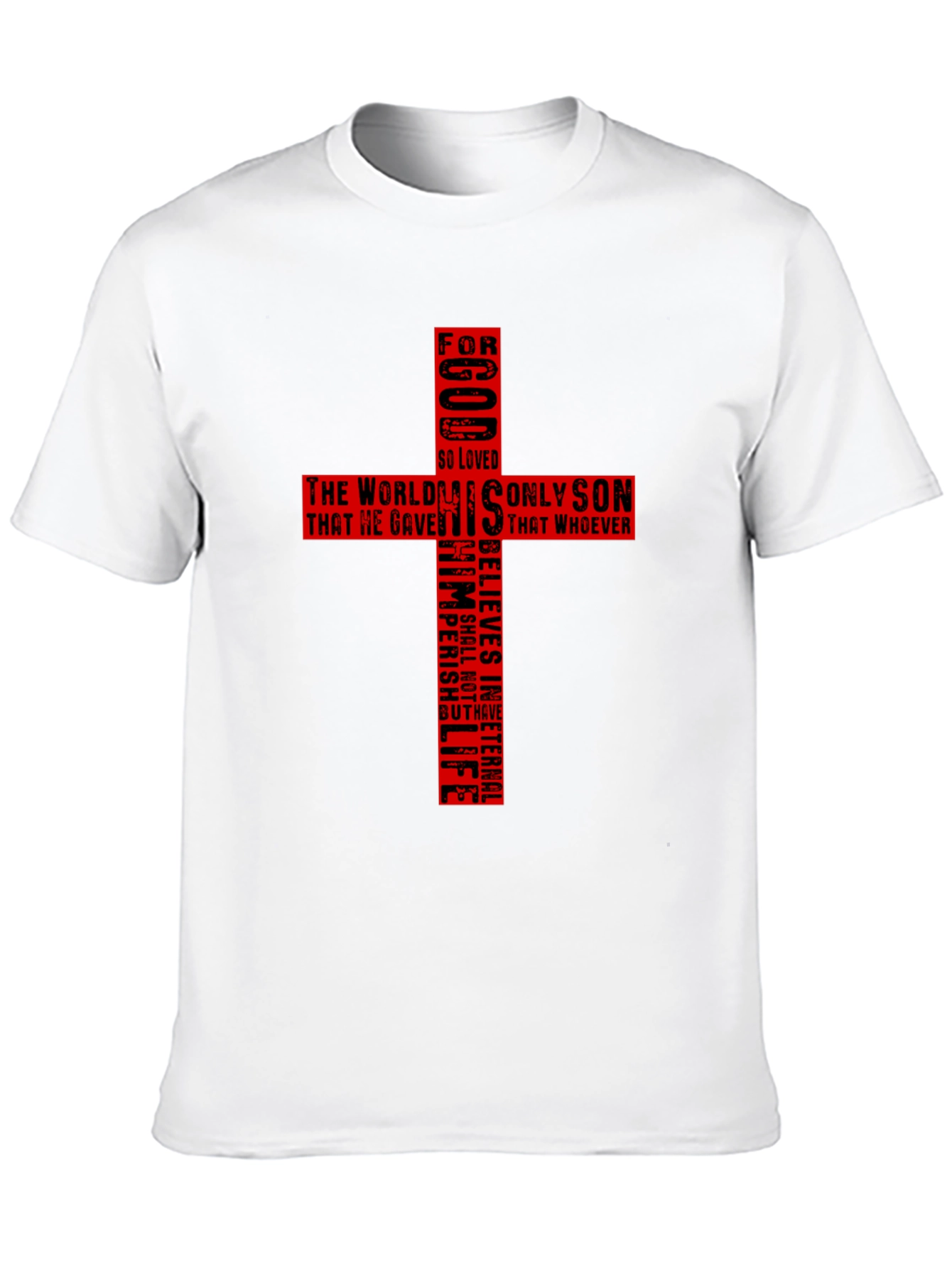 Faith-Inspired Cross Graphic T-Shirt