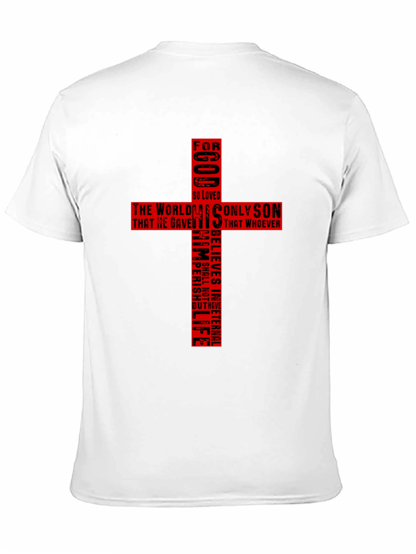 Faith-Inspired Cross Graphic T-Shirt