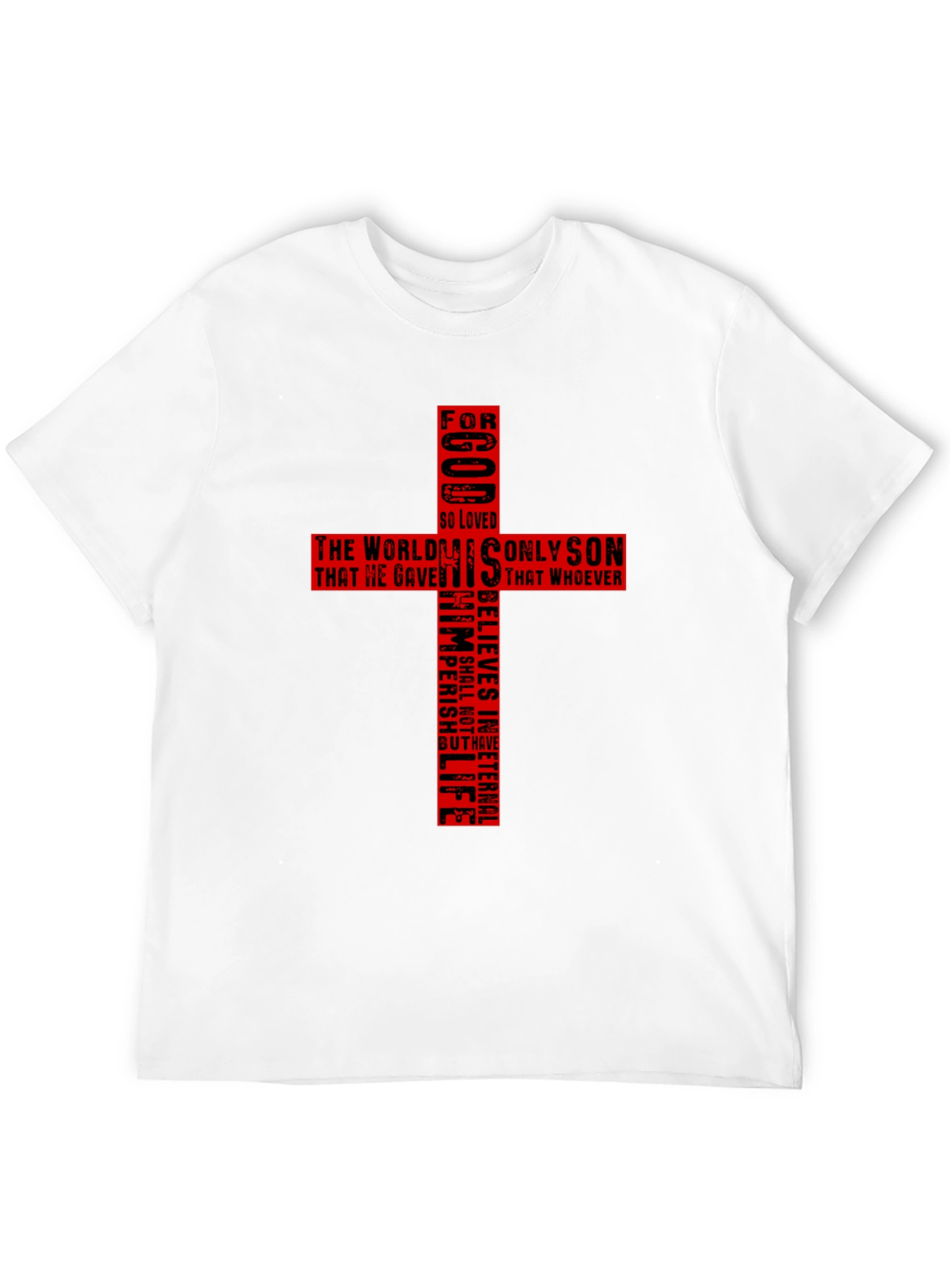 Faith-Inspired Cross Graphic T-Shirt