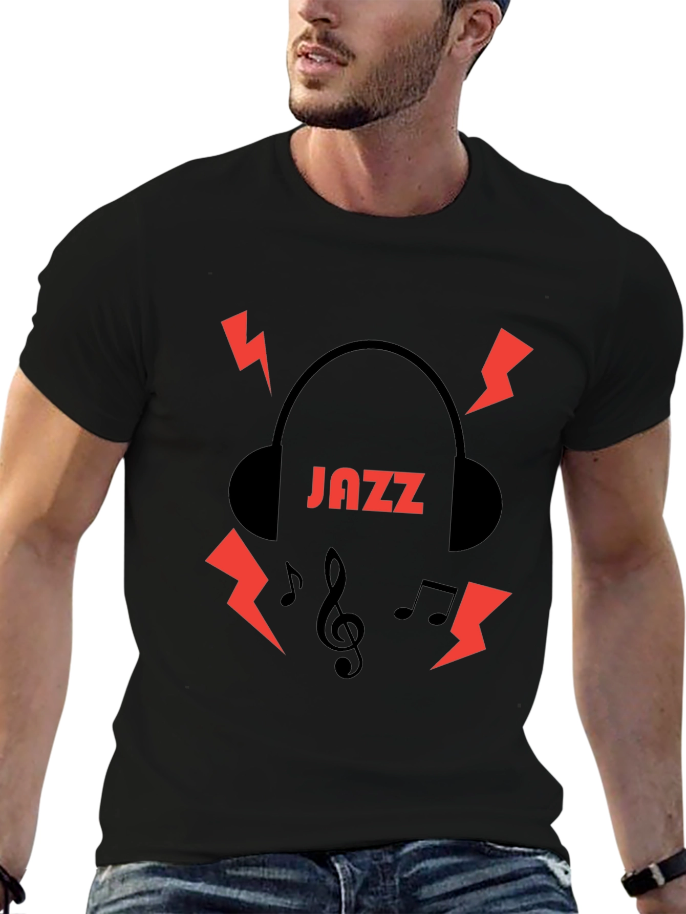 Jazz Music Graphic T-Shirt