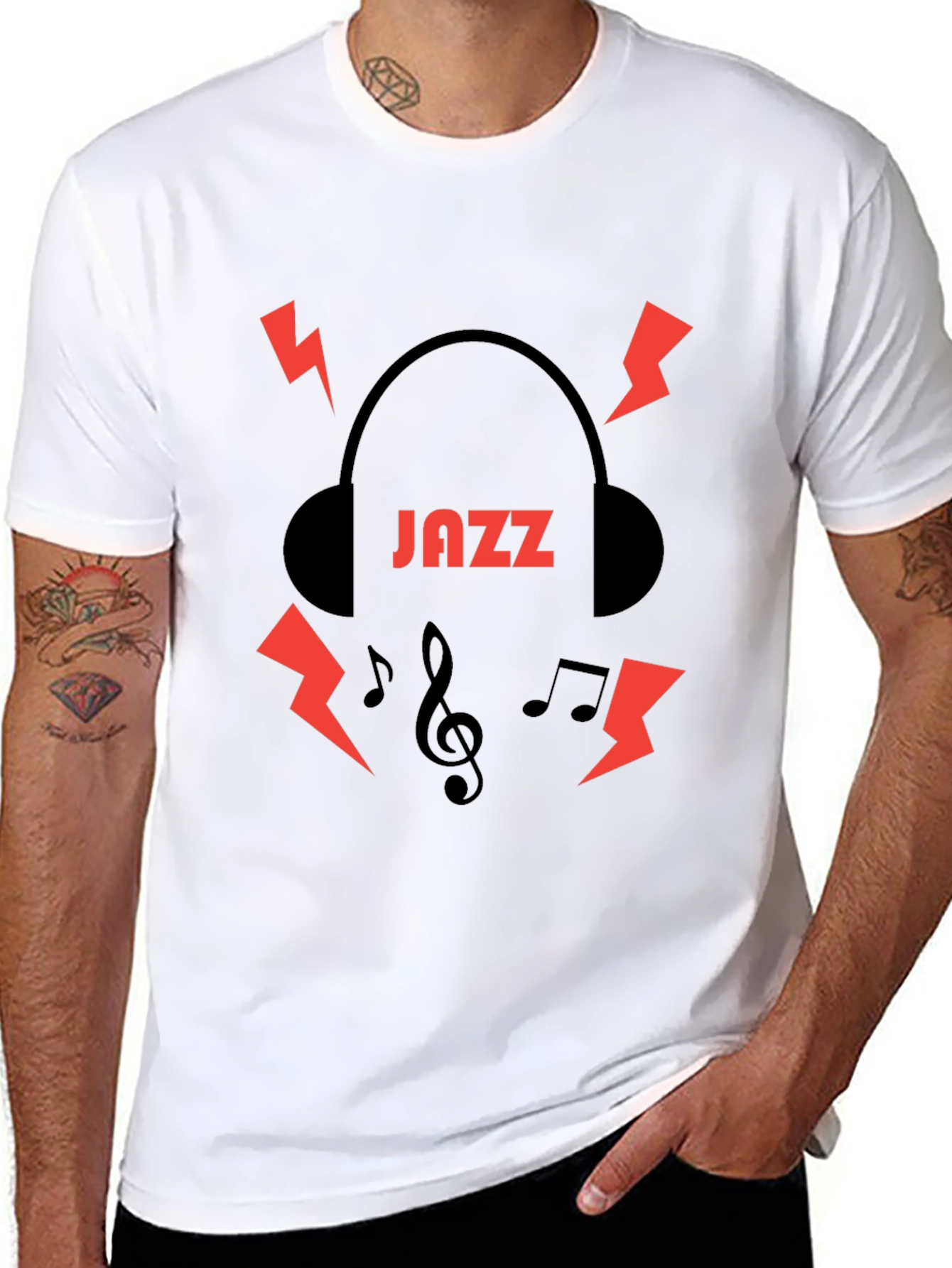 Jazz Music Graphic T-Shirt