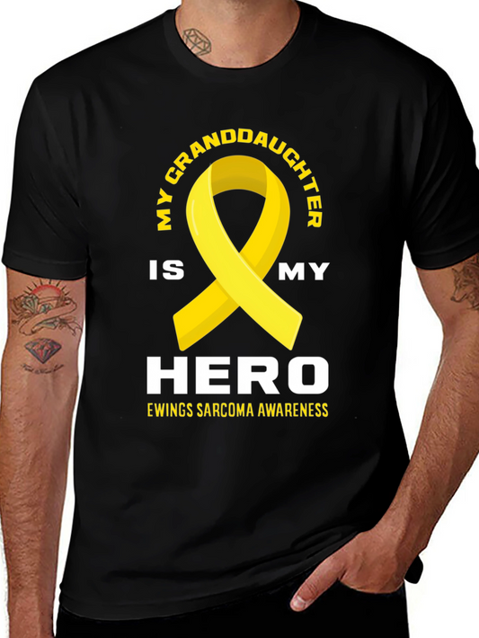 My Granddaughter is My Hero Ewing Sarcoma Awareness T-Shirt