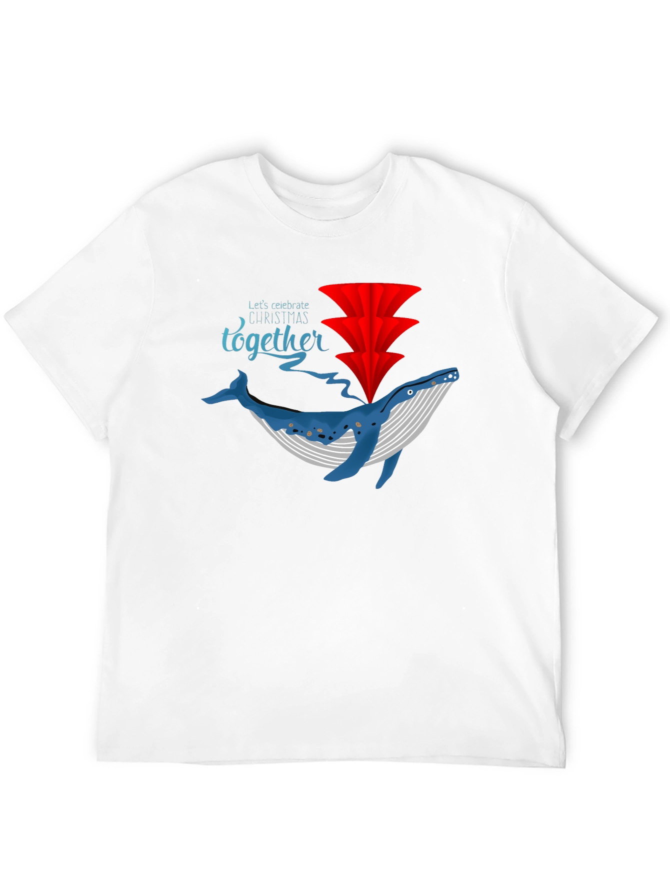 Whale Christmas Celebration T-Shirt