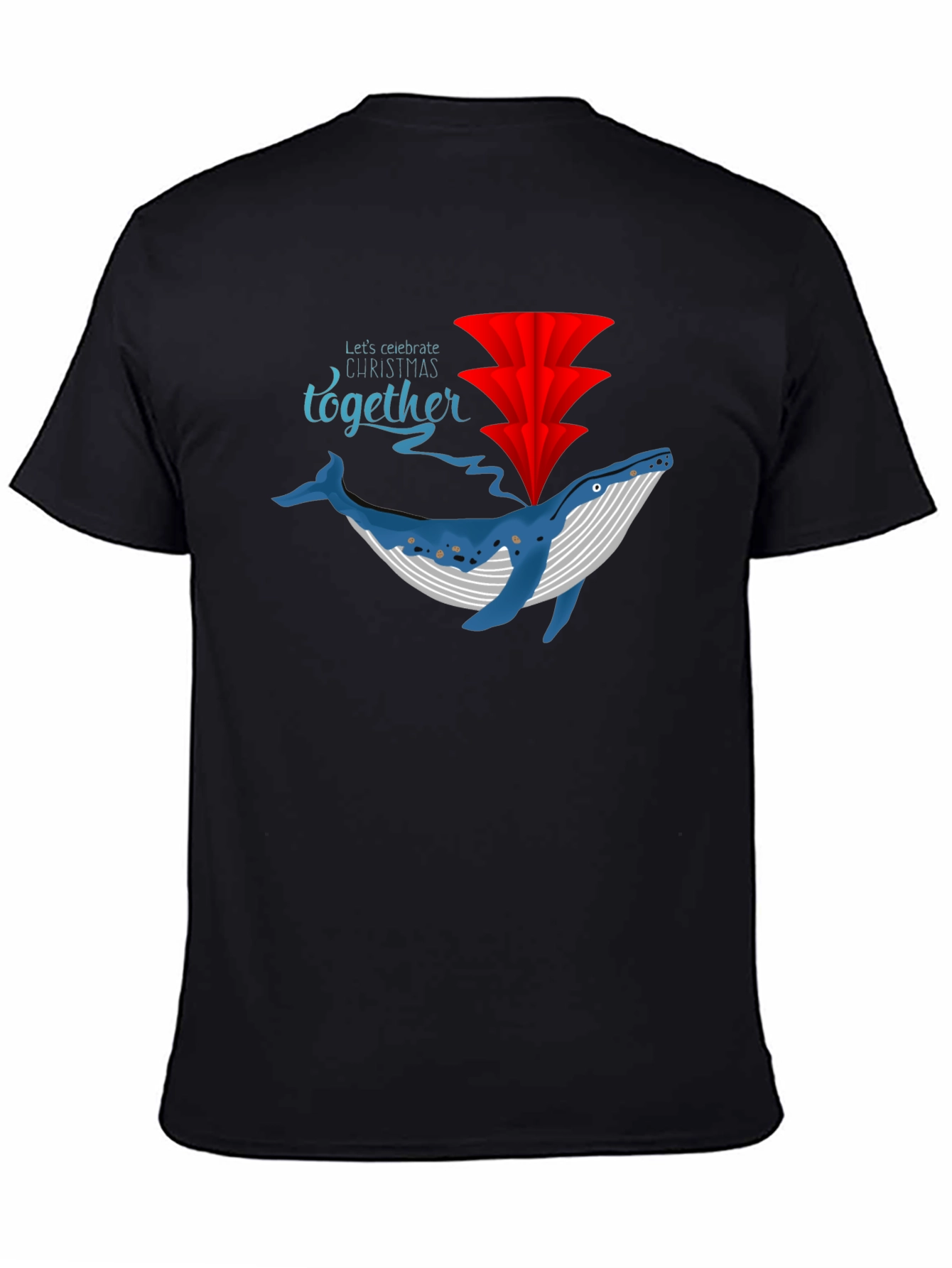 Whale Christmas Celebration T-Shirt