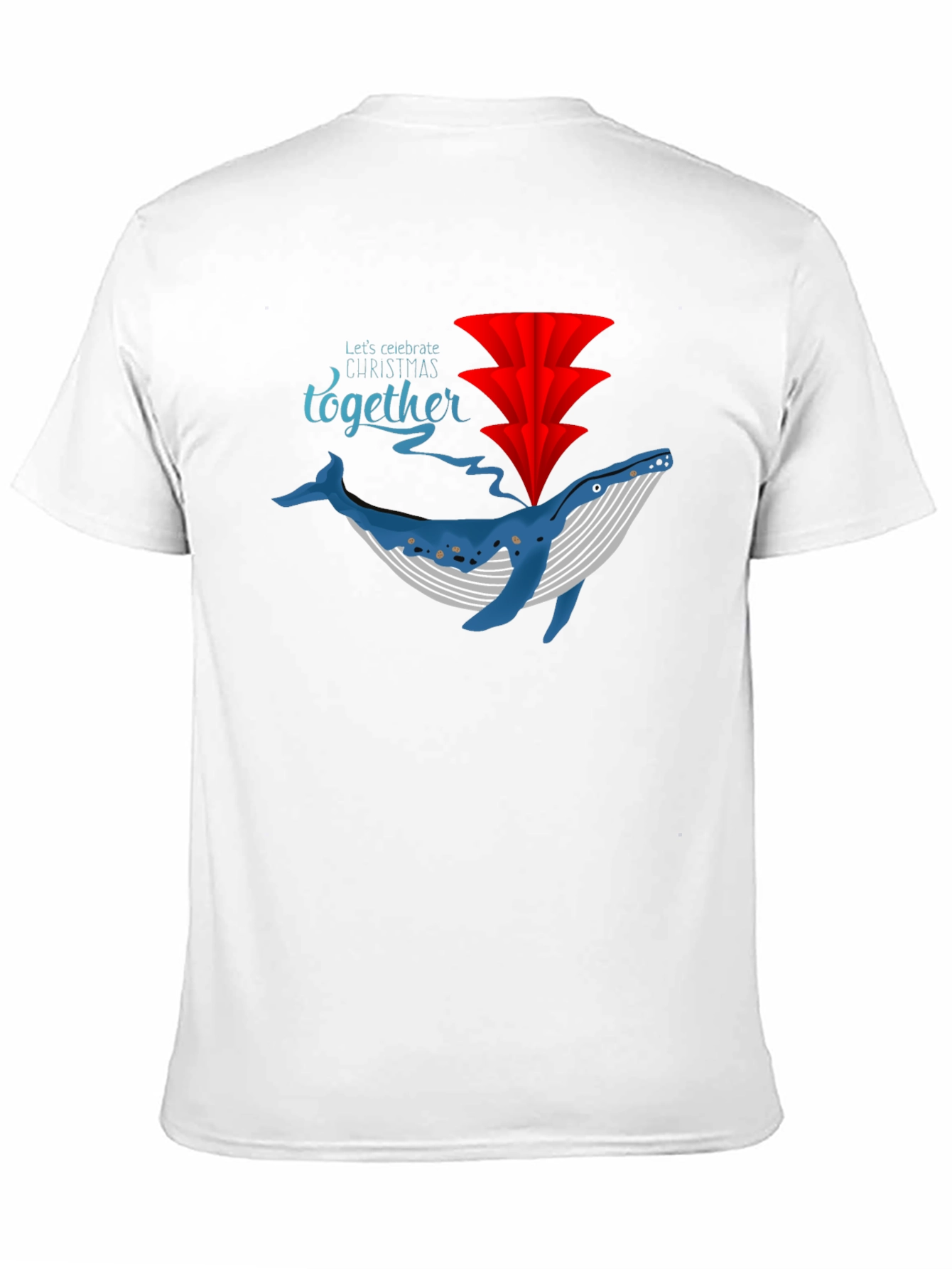 Whale Christmas Celebration T-Shirt