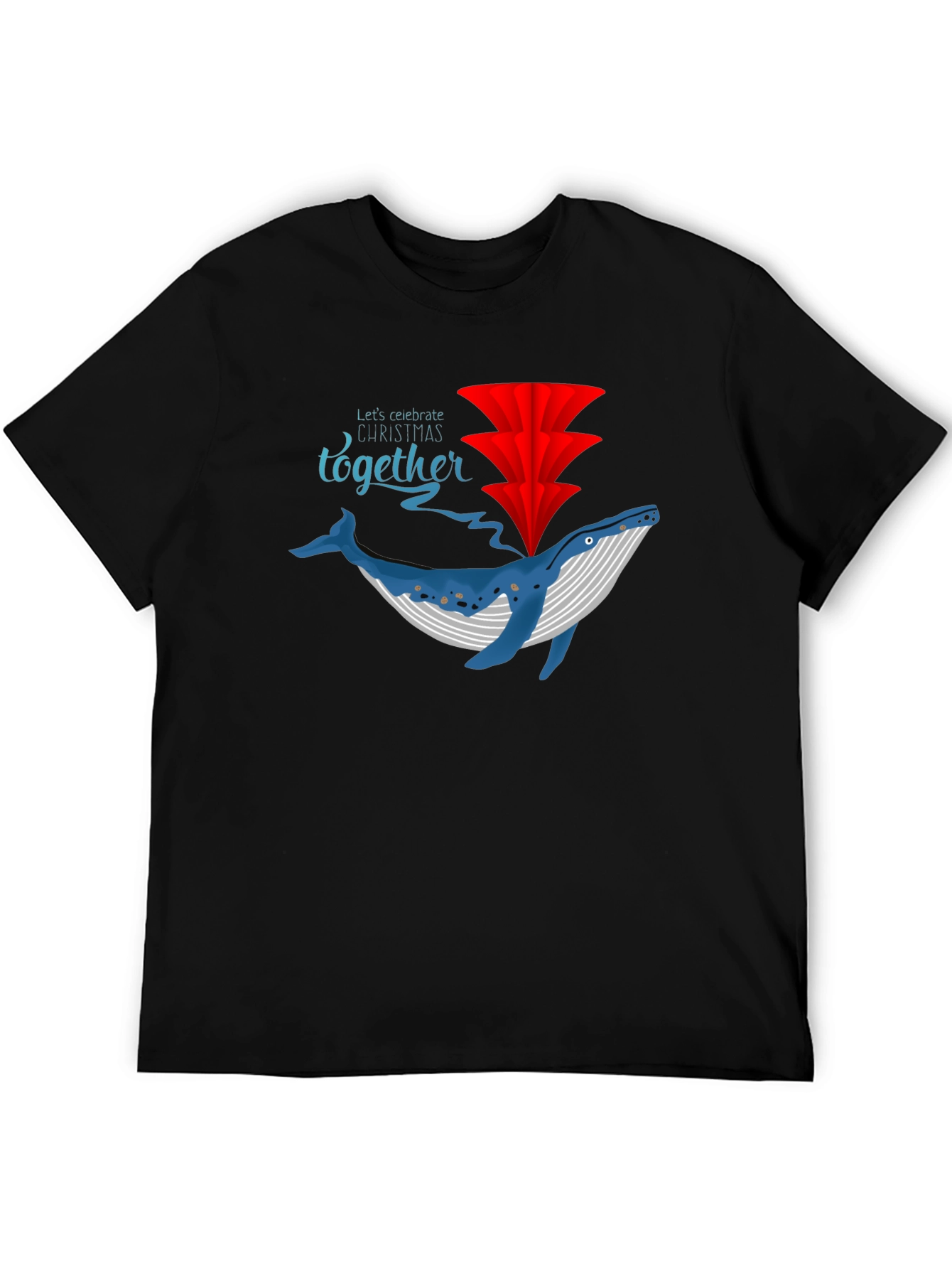 Whale Christmas Celebration T-Shirt