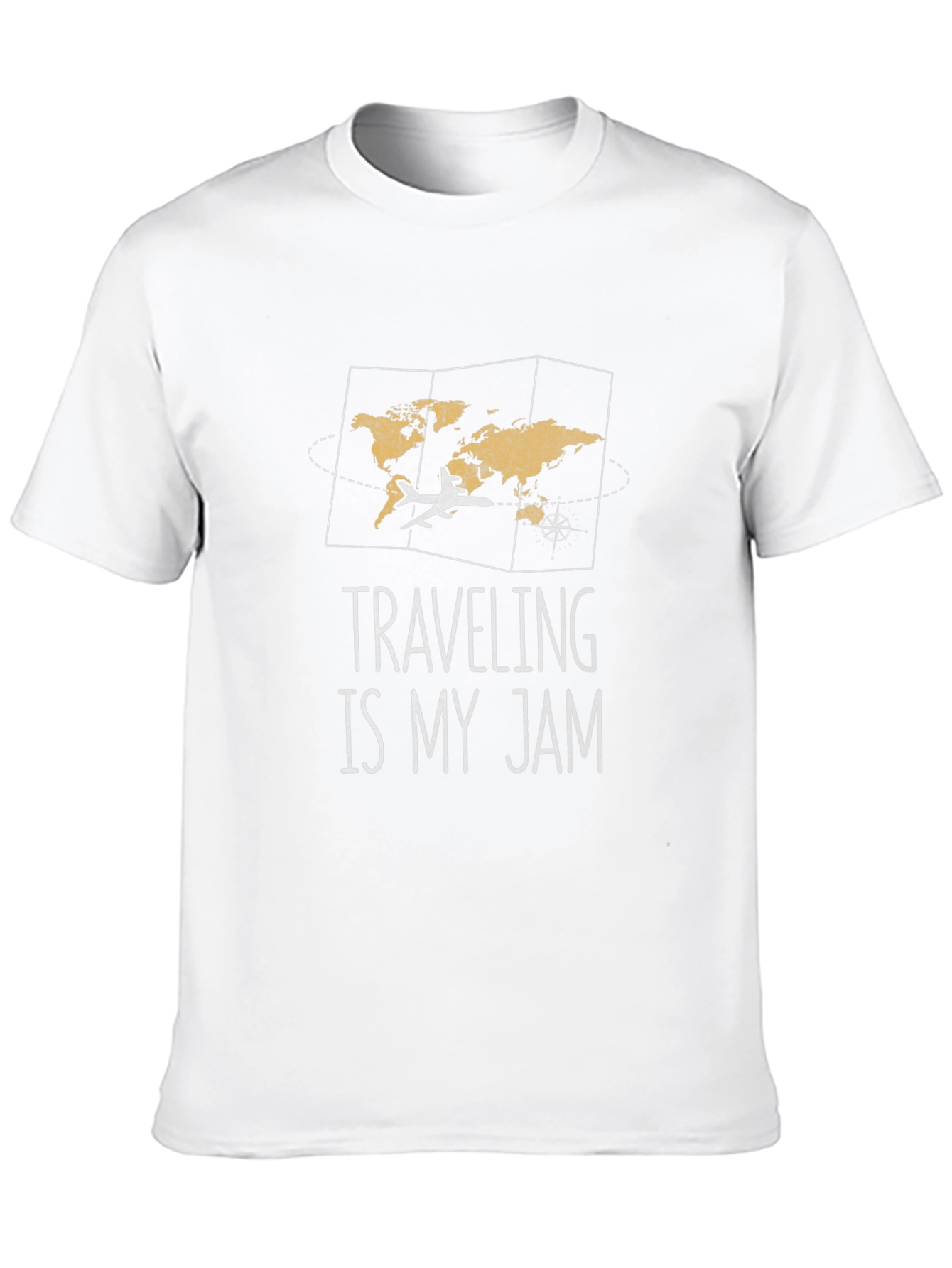 Traveling is my Jam Graphic T-Shirt - Black