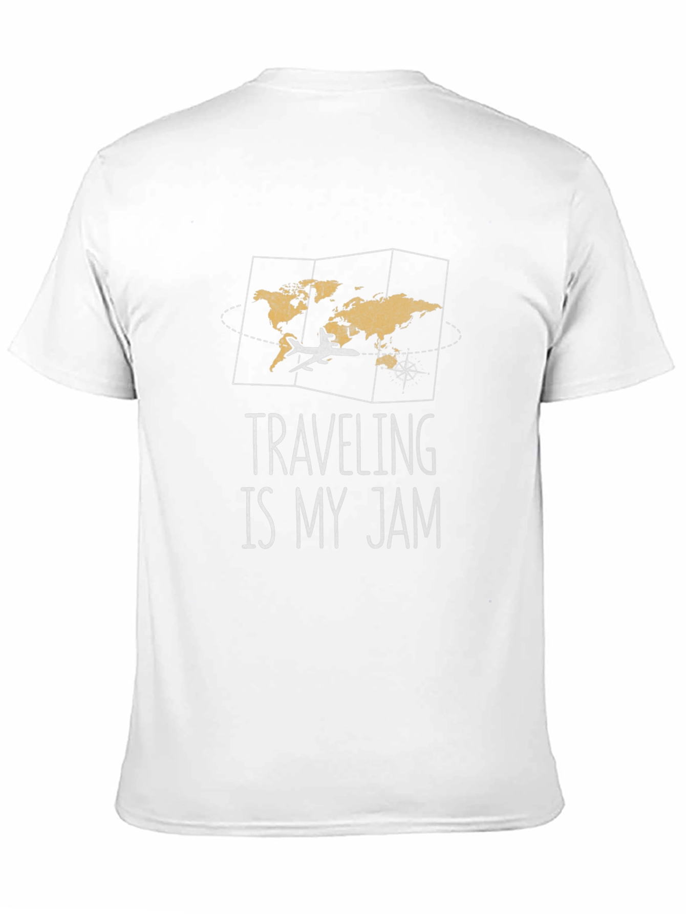 Traveling is my Jam Graphic T-Shirt - Black