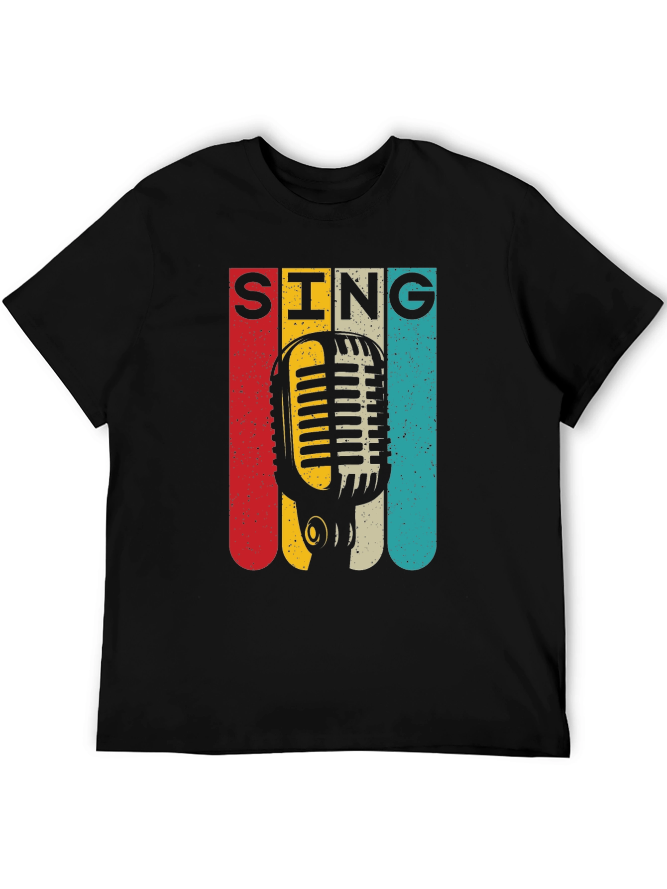 Retro Microphone SING Graphic Tee