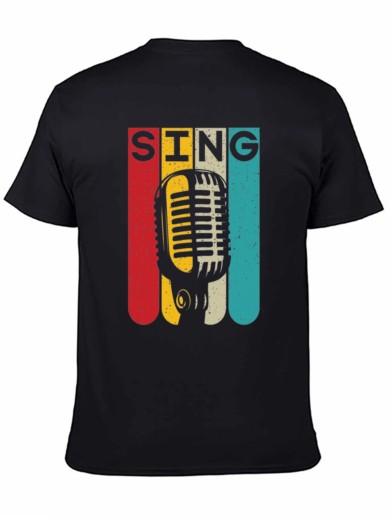 Retro Microphone SING Graphic Tee
