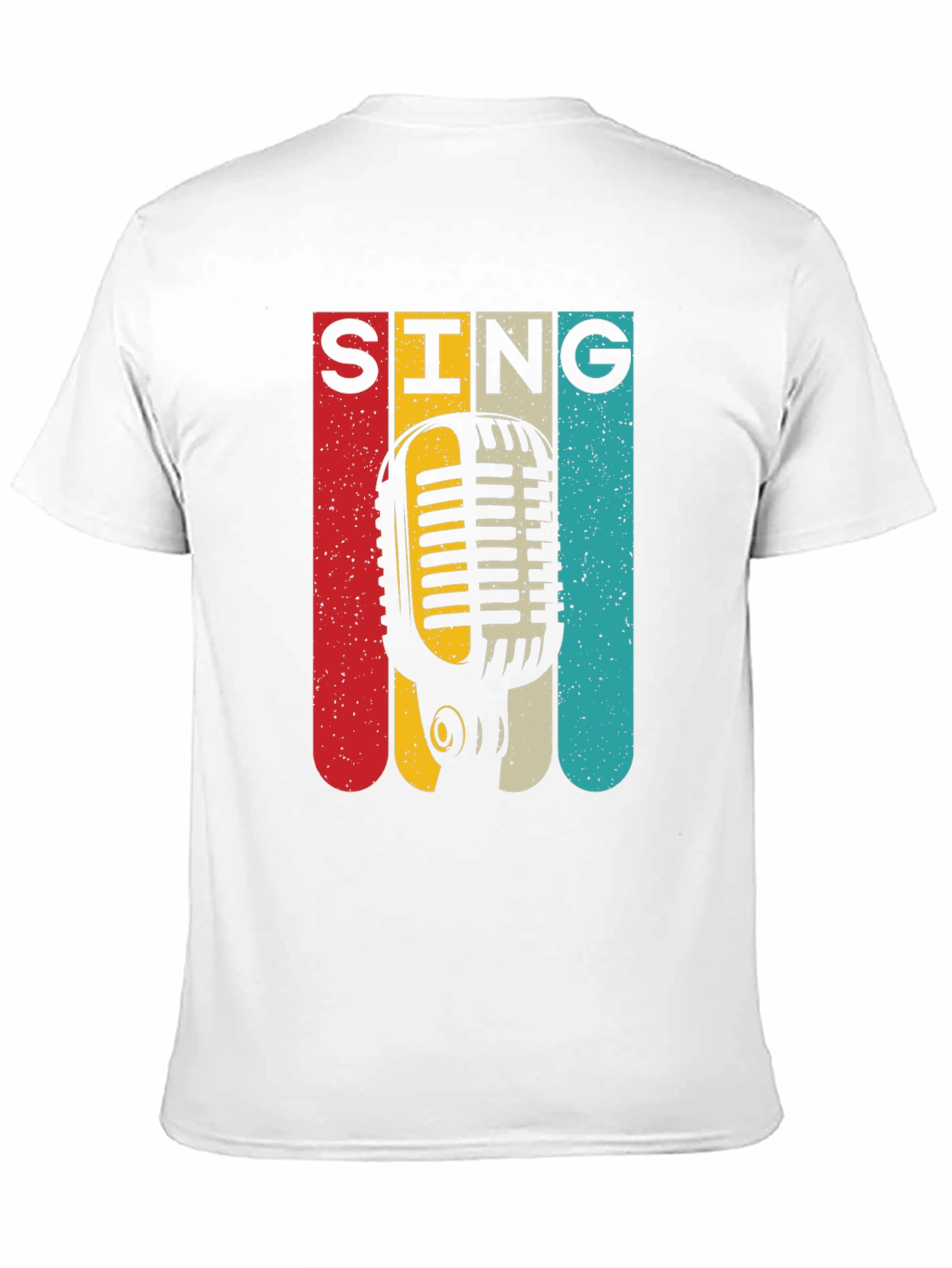 Retro Microphone SING Graphic Tee