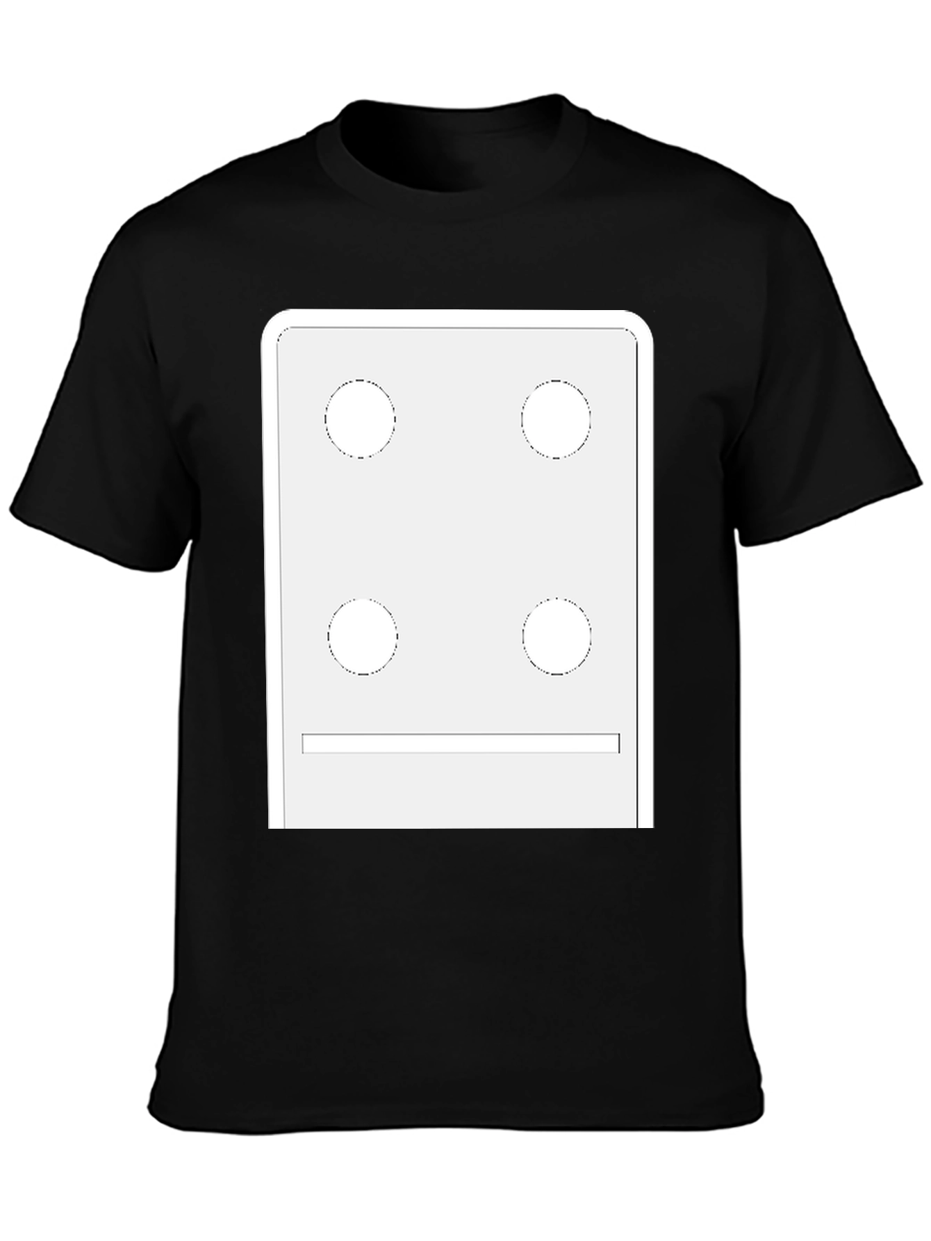 Dice Face Graphic Tee - Novelty T-Shirt