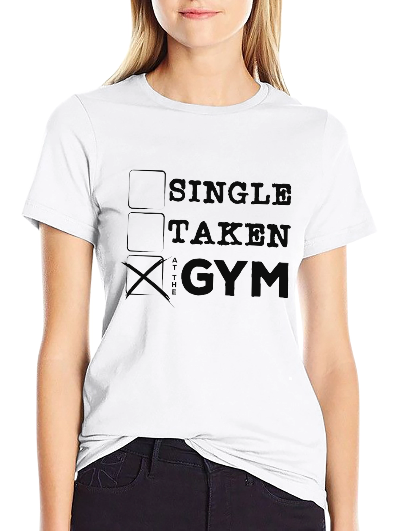 Gym Motivation T-Shirt - Single Taken Gym Black Tee