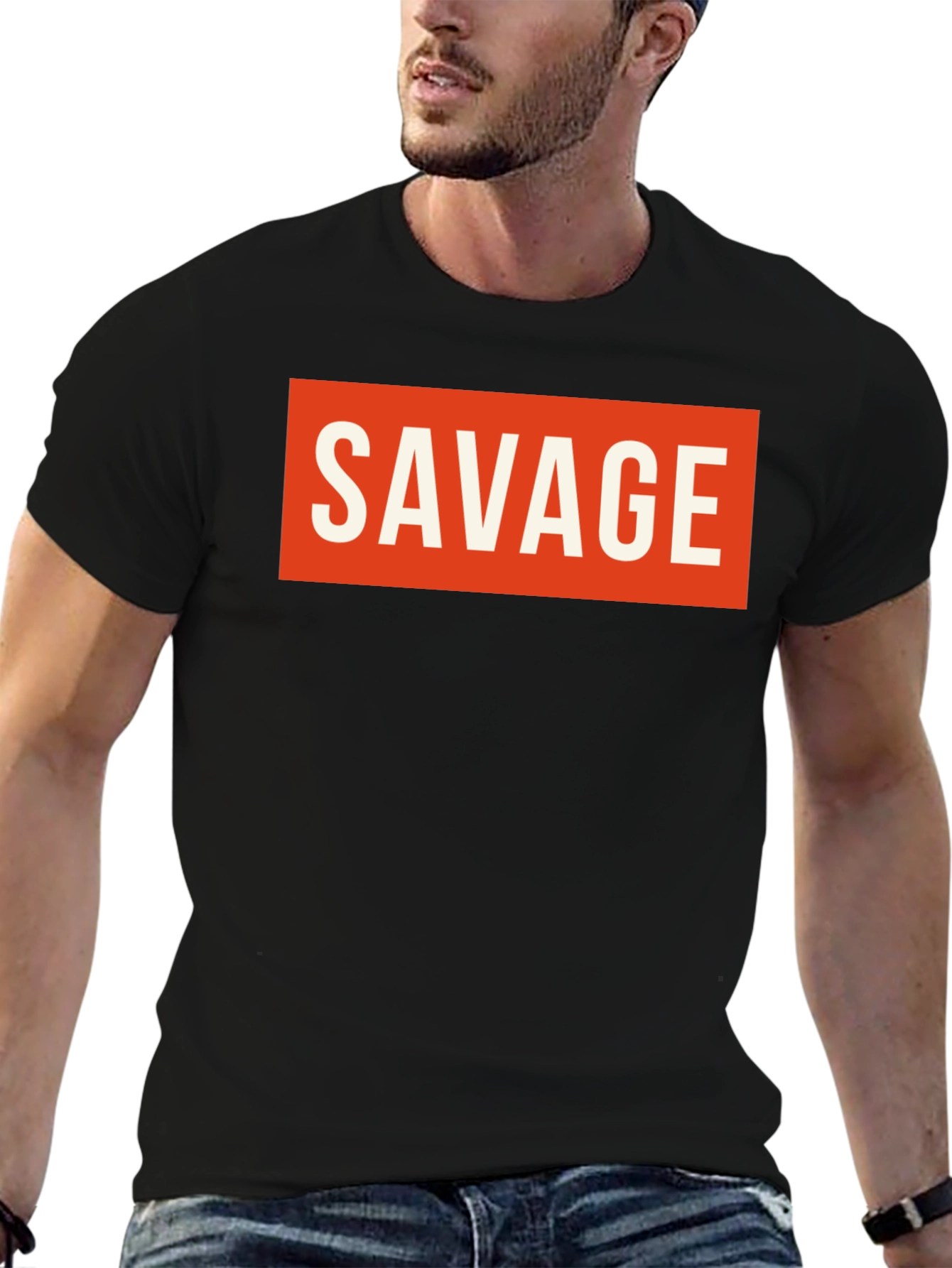 Savage Graphic Tee - Bold Statement T-Shirt