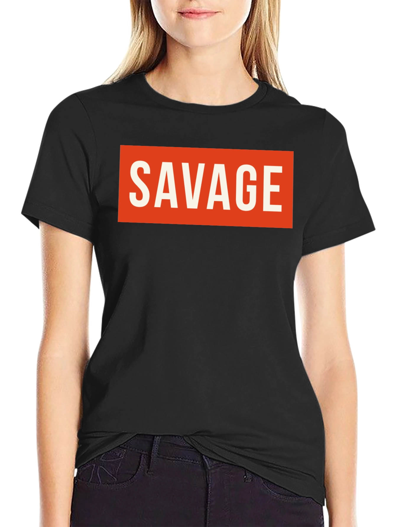 Savage Graphic Tee - Bold Statement T-Shirt