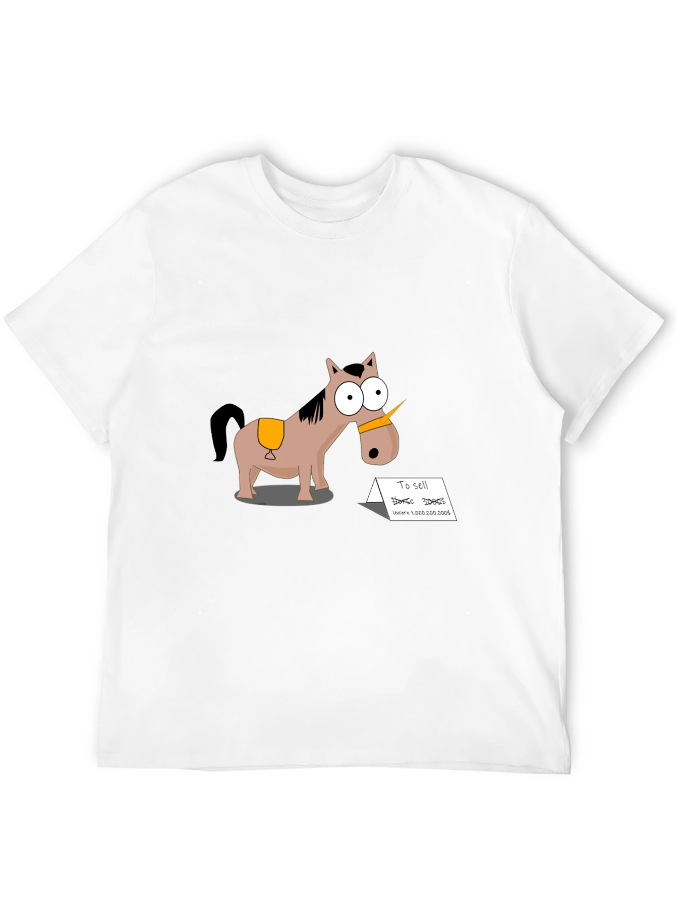 Funny Unicorn Horse Cartoon T-Shirt