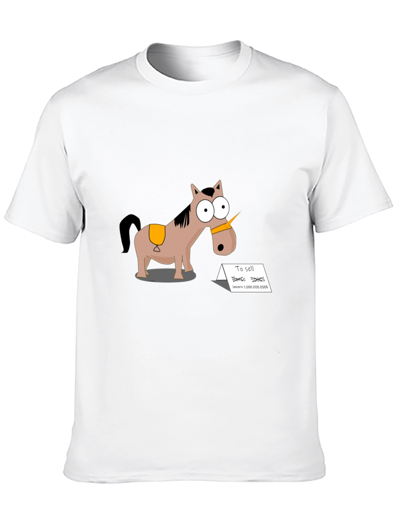 Funny Unicorn Horse Cartoon T-Shirt