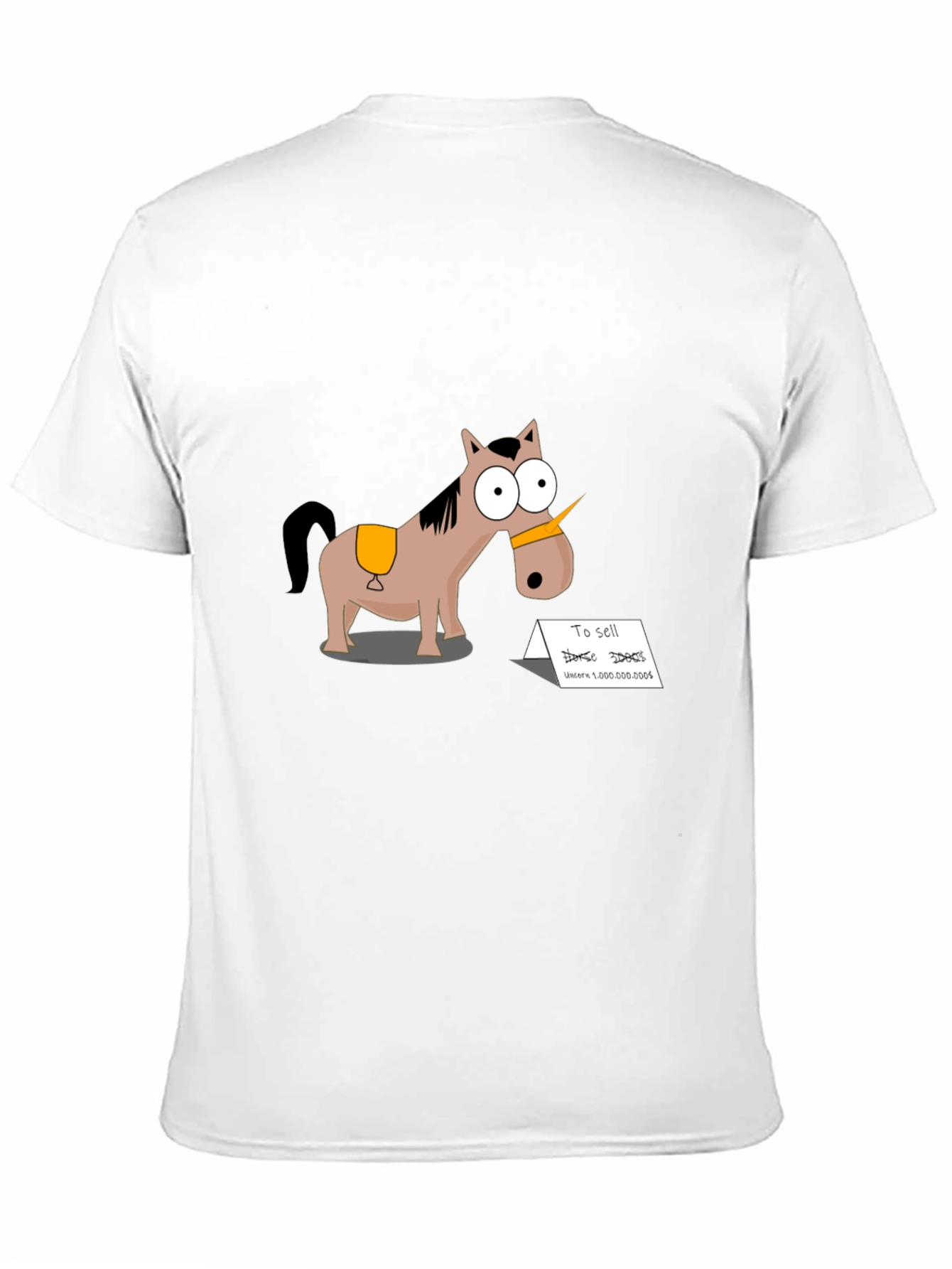 Funny Unicorn Horse Cartoon T-Shirt