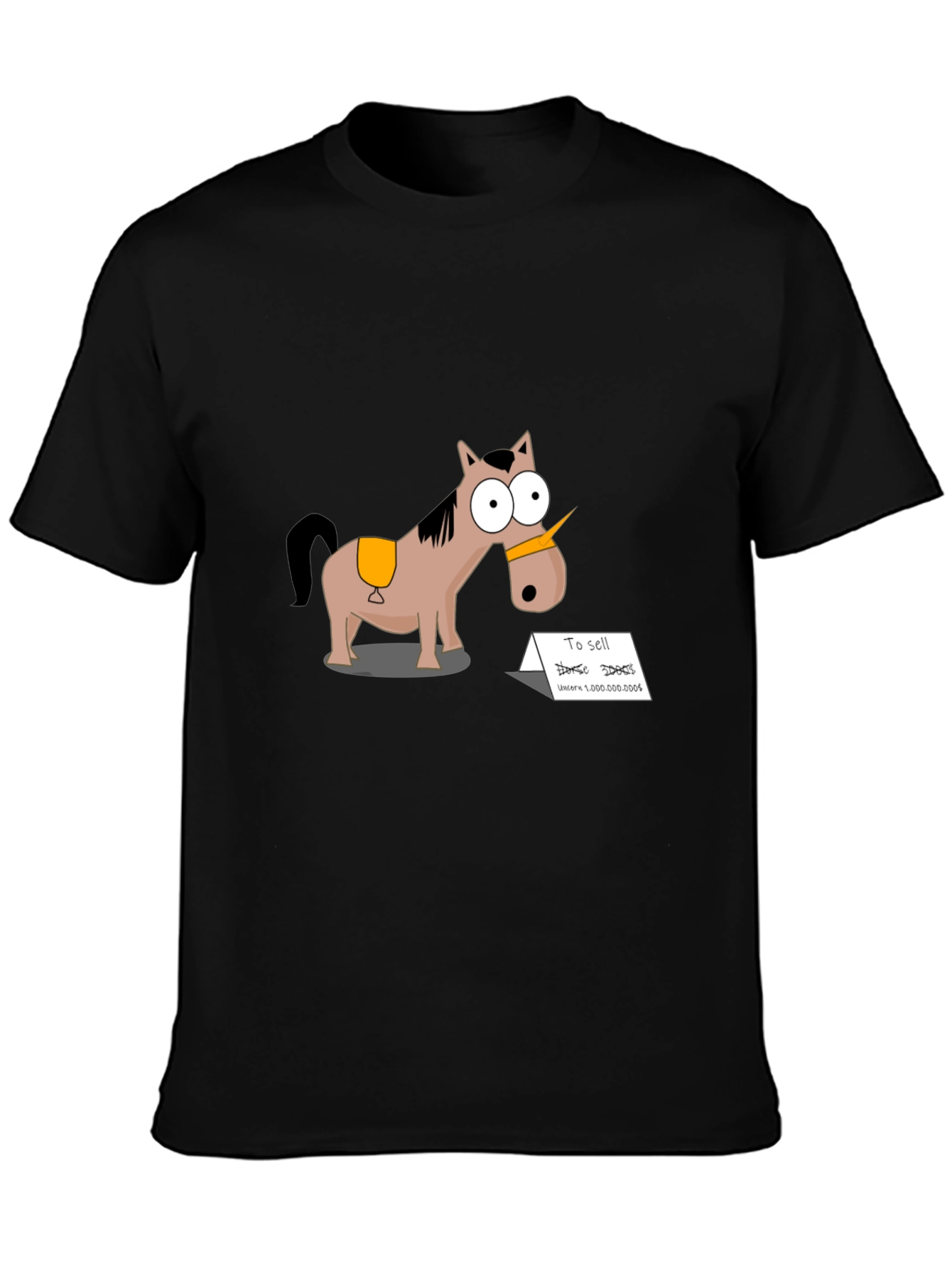 Funny Unicorn Horse Cartoon T-Shirt