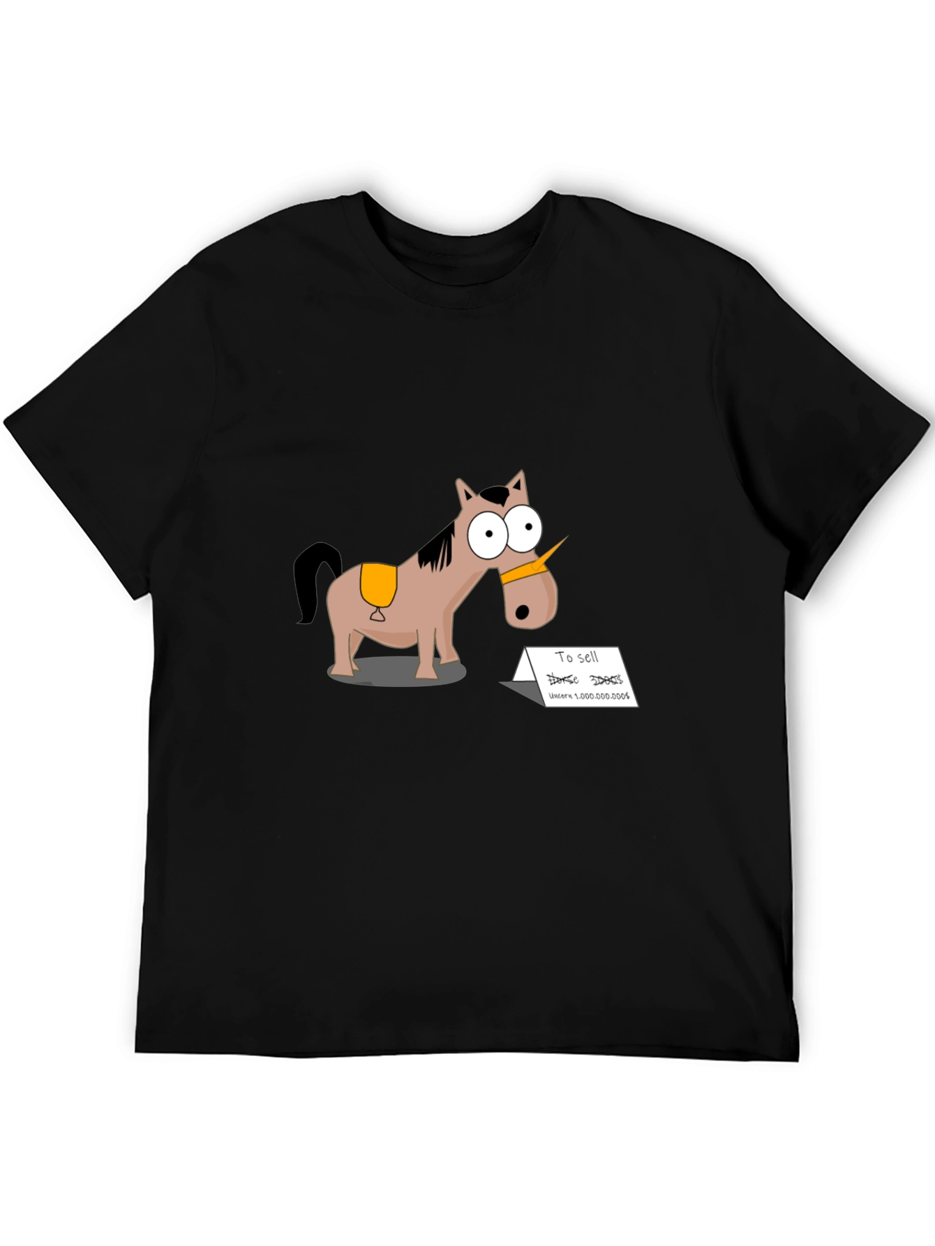 Funny Unicorn Horse Cartoon T-Shirt