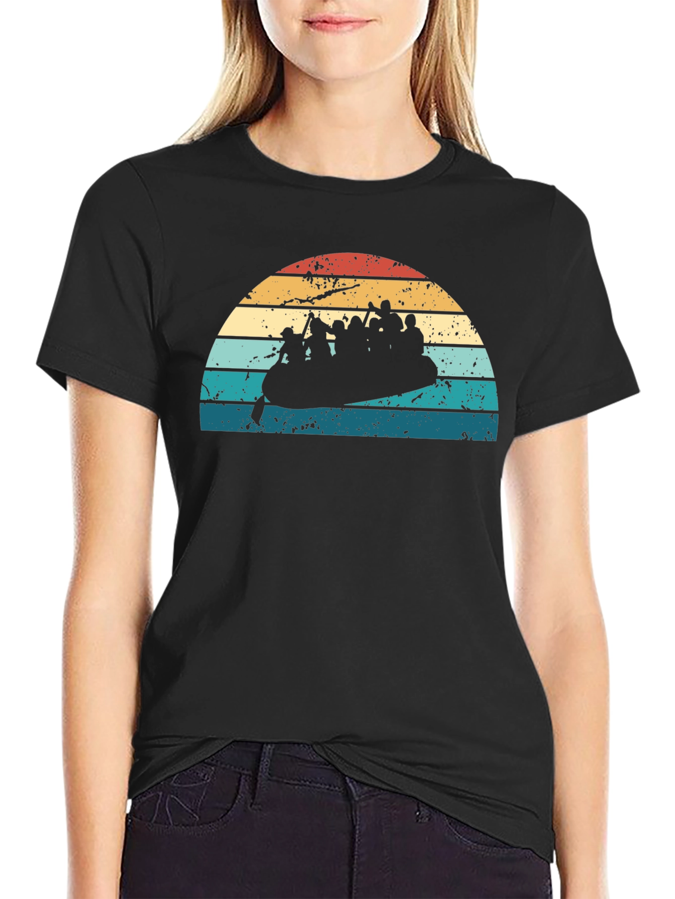 Retro Rafting T-Shirt - Adventure Ready!