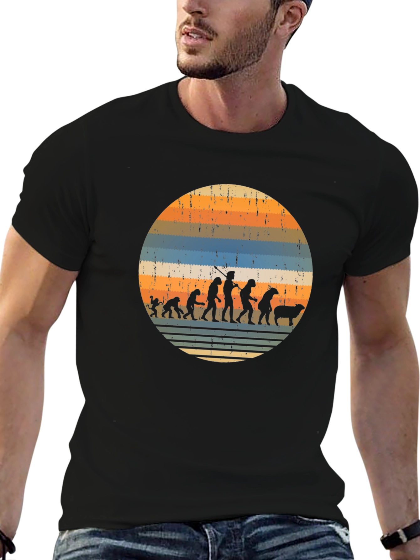 Evolution to Sheep T-Shirt