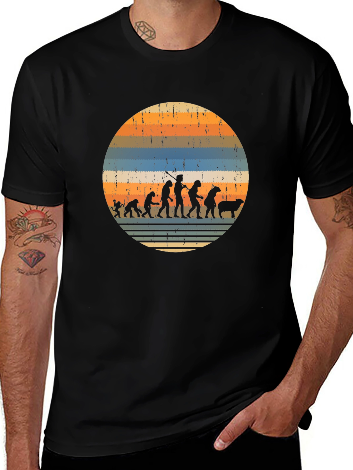 Evolution to Sheep T-Shirt