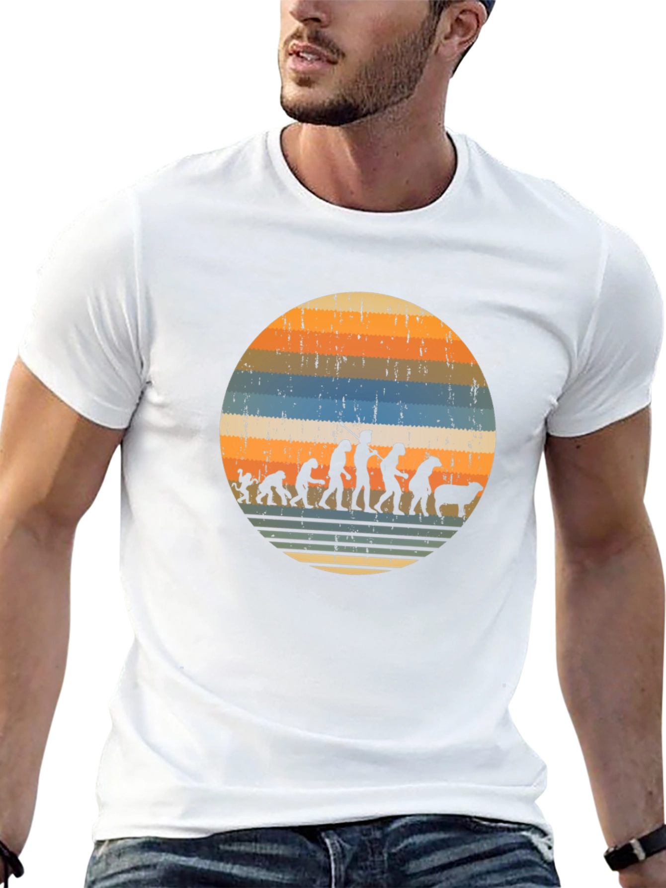 Evolution to Sheep T-Shirt