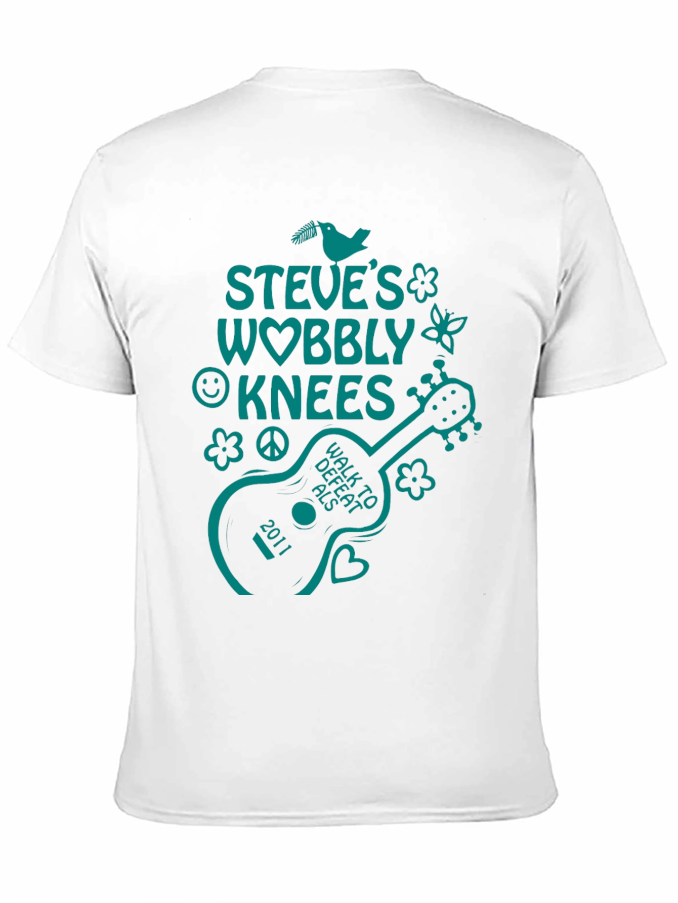 Steves Wobbly Knees Walk to Defeat ALS T-Shirt