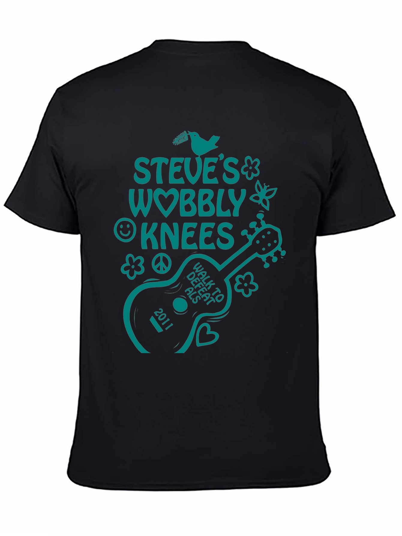 Steves Wobbly Knees Walk to Defeat ALS T-Shirt