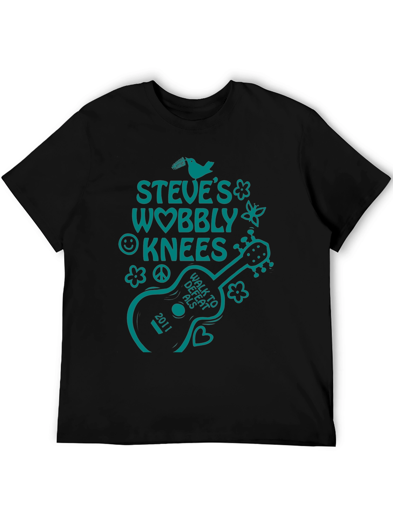 Steves Wobbly Knees Walk to Defeat ALS T-Shirt