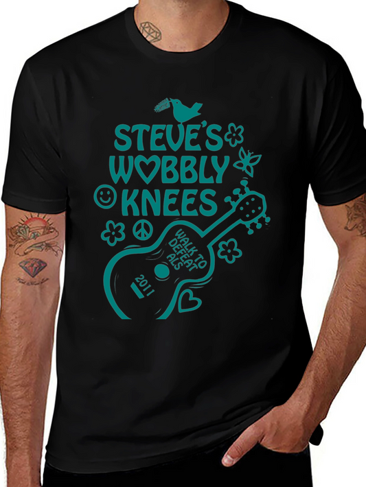 Steves Wobbly Knees Walk to Defeat ALS T-Shirt