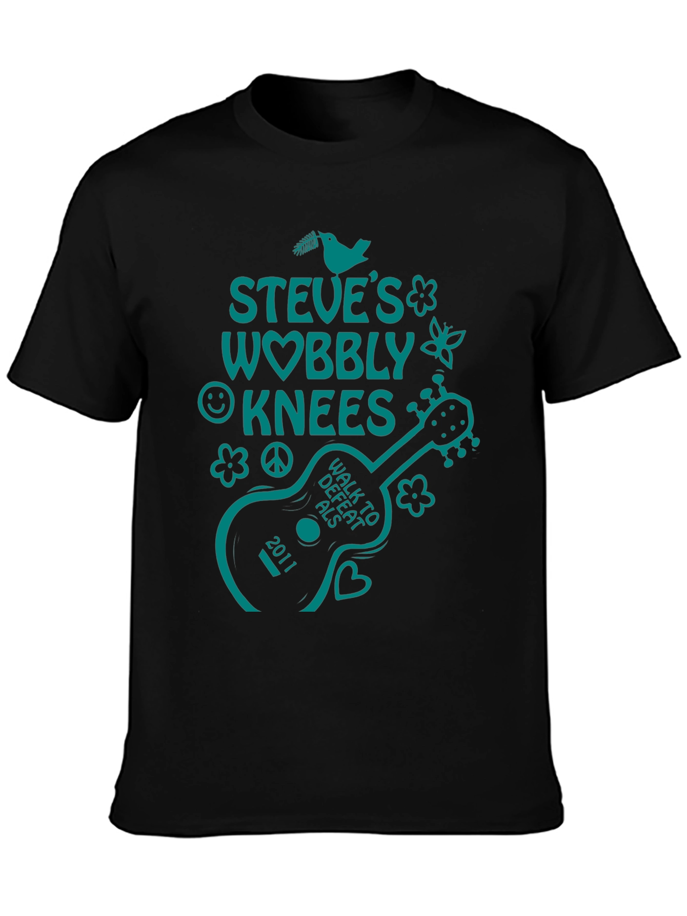 Steves Wobbly Knees Walk to Defeat ALS T-Shirt