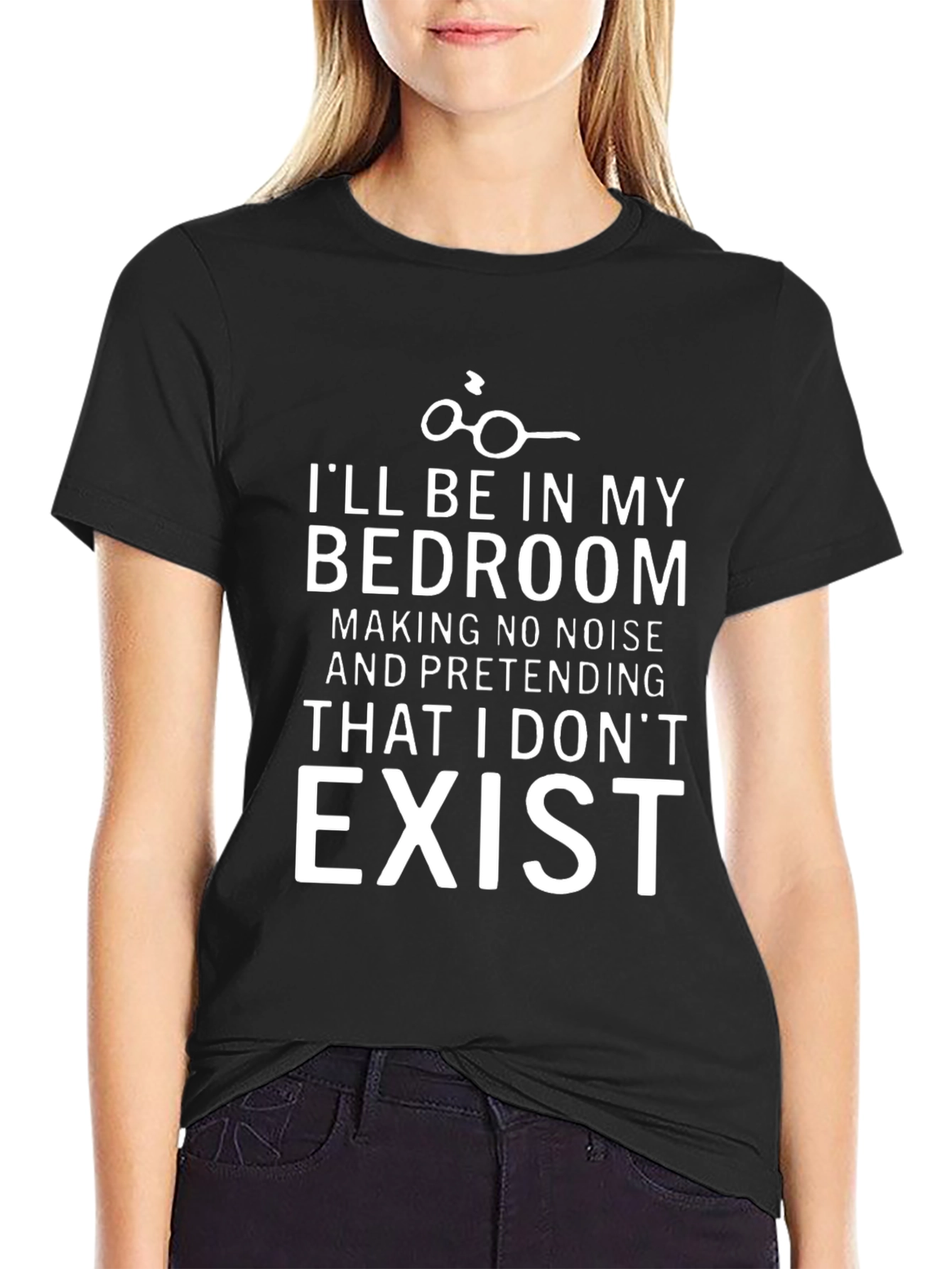 Introverts T-Shirt: Bedroom No Noise Exist