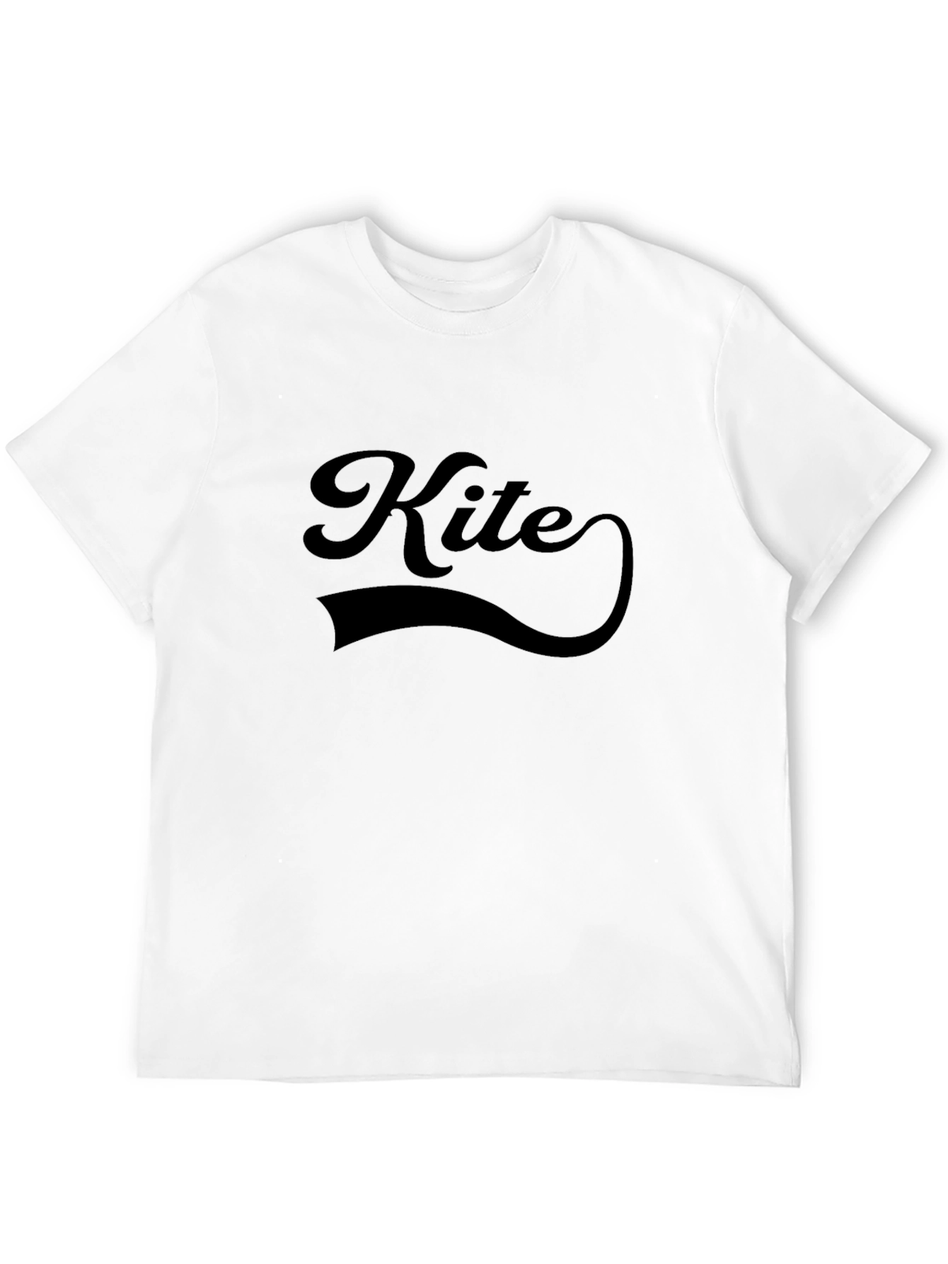 Kite Graphic Tee - Classic Style Black T-Shirt