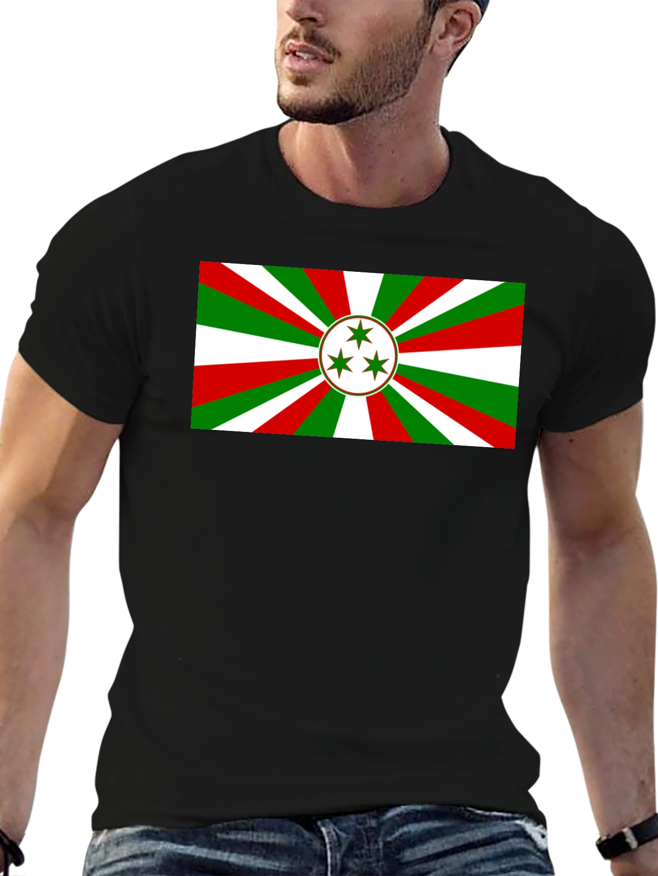 Flag T-Shirt - Novelty Graphic Tee