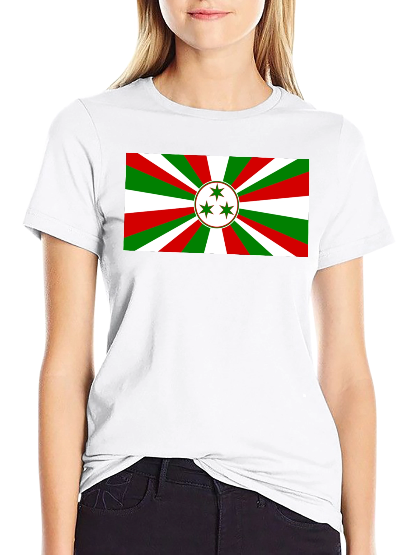 Flag T-Shirt - Novelty Graphic Tee