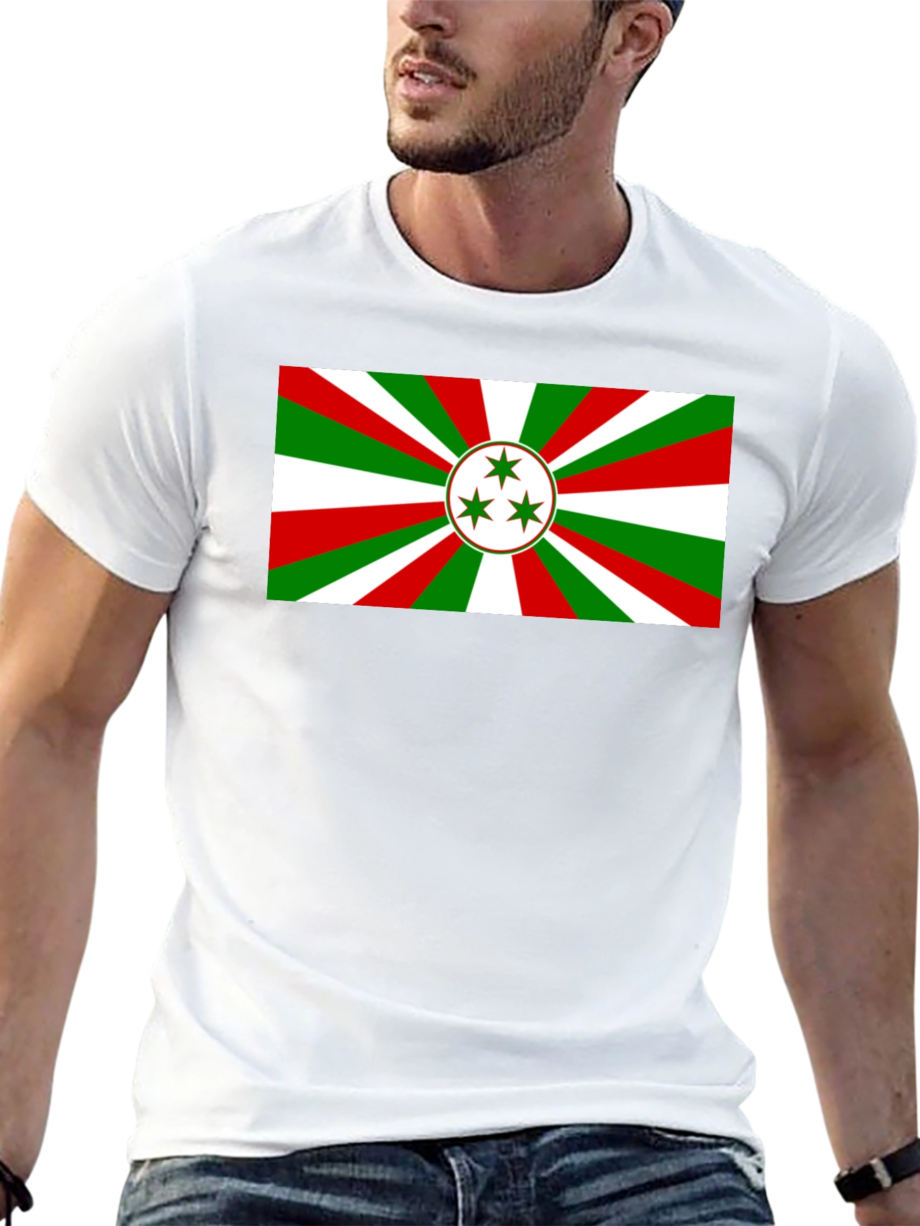 Flag T-Shirt - Novelty Graphic Tee
