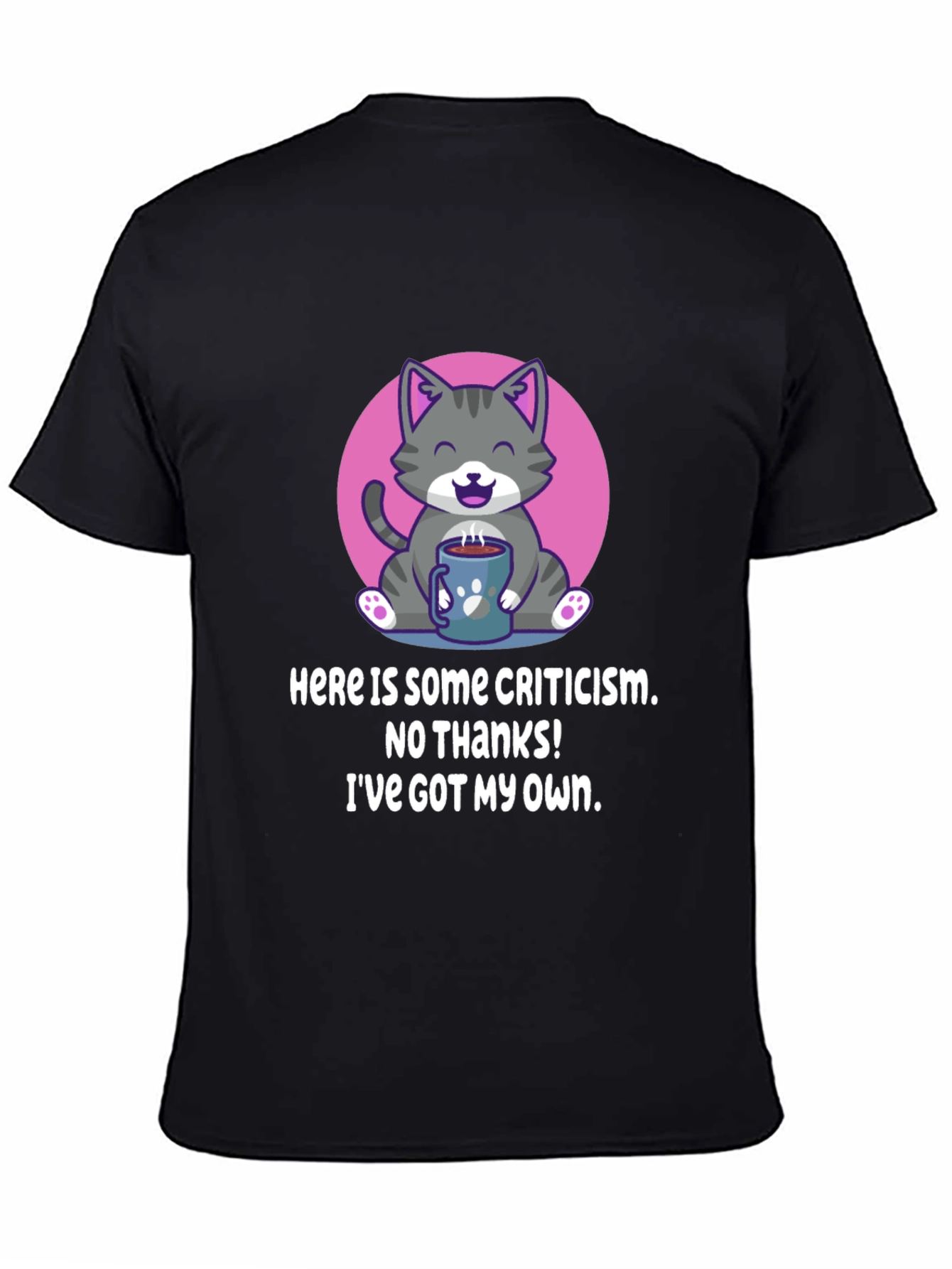 Funny Cat Criticism T-Shirt