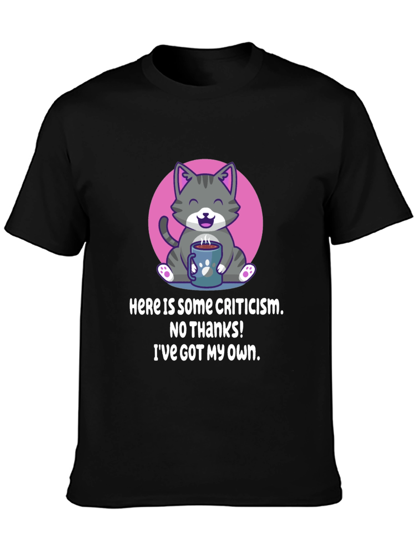 Funny Cat Criticism T-Shirt