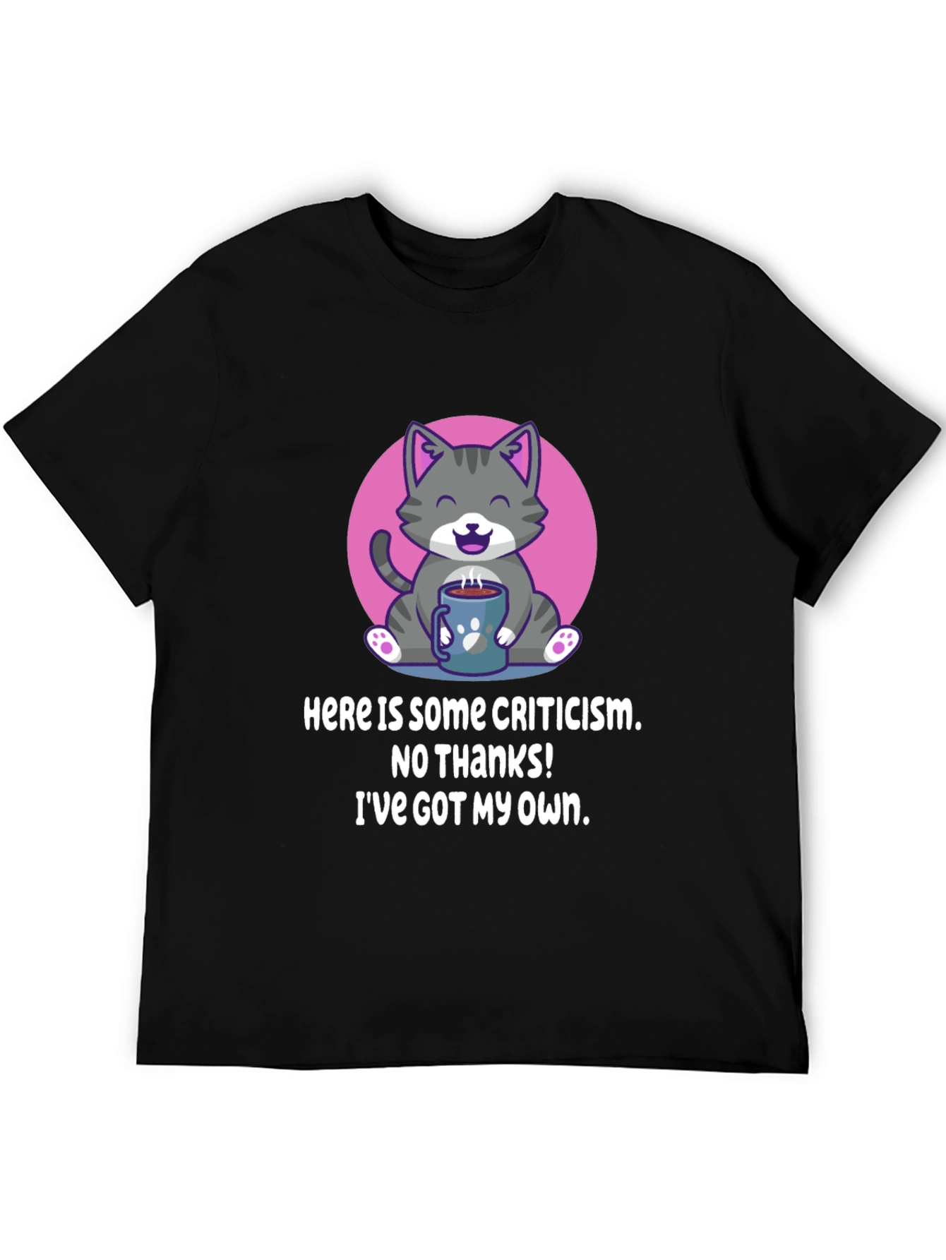 Funny Cat Criticism T-Shirt