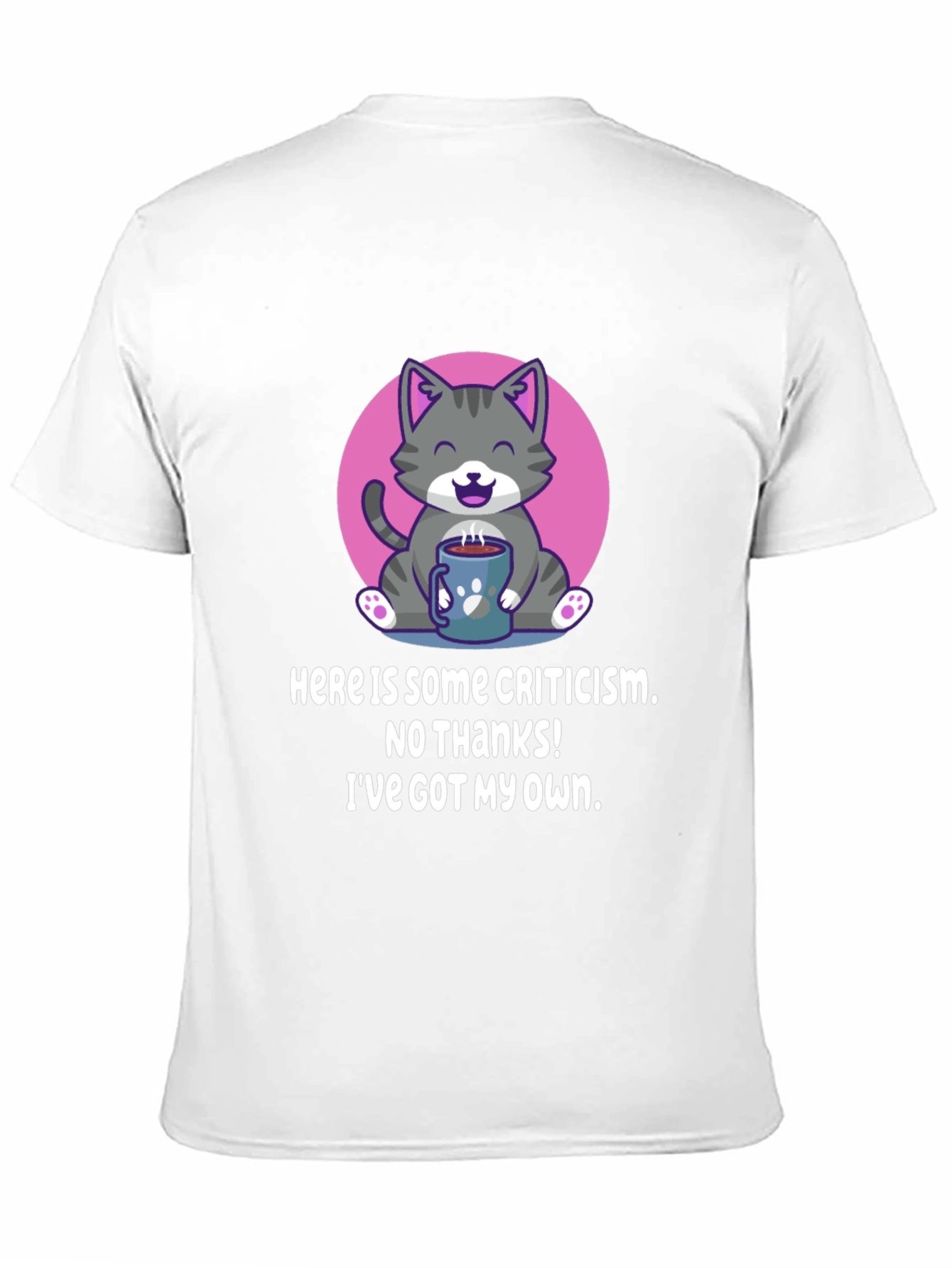 Funny Cat Criticism T-Shirt